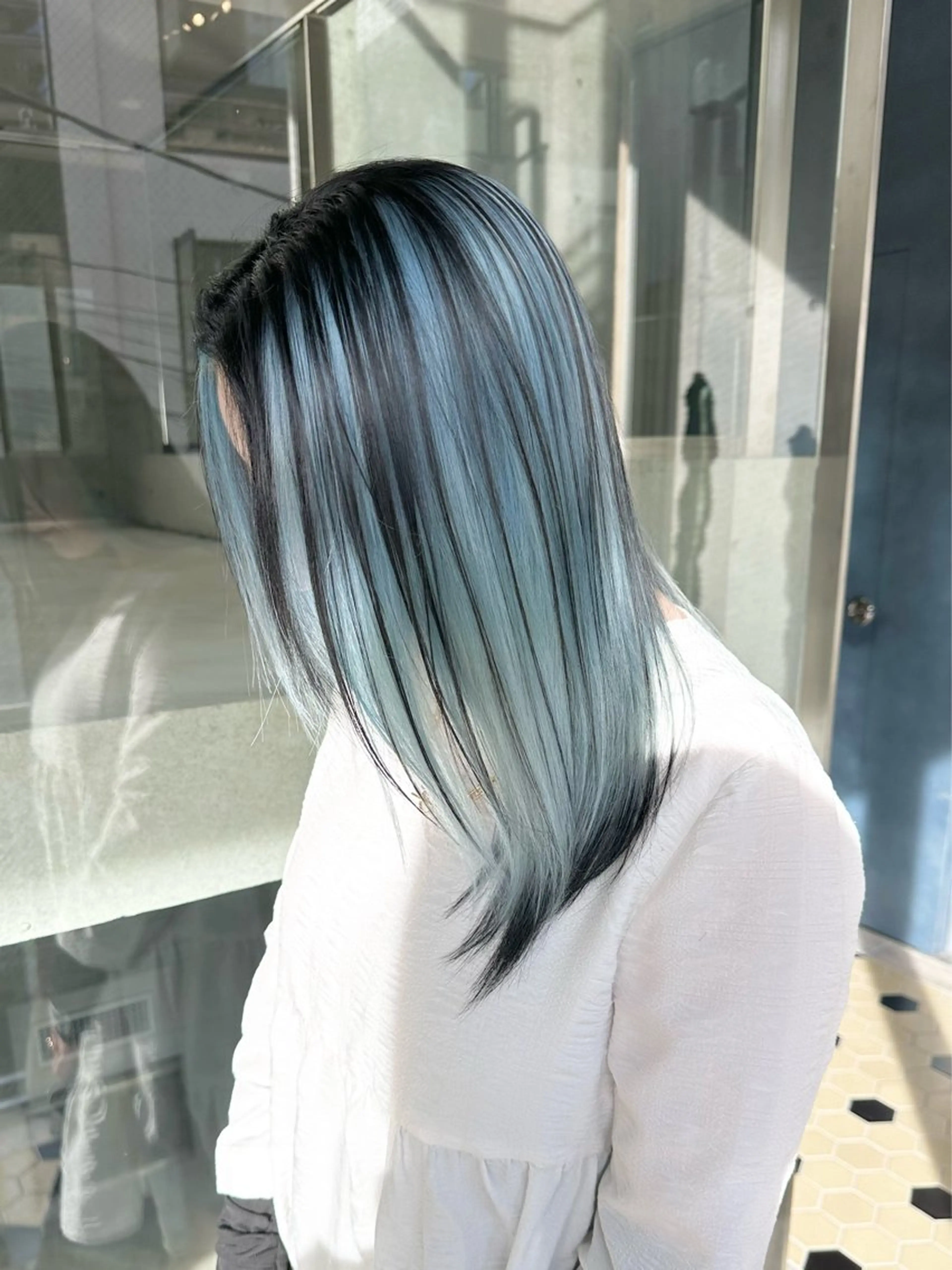 ミディアム カラー ヘアカラー トリートメント ヘッドスパ ヘアセット kai .のヘアスタイル