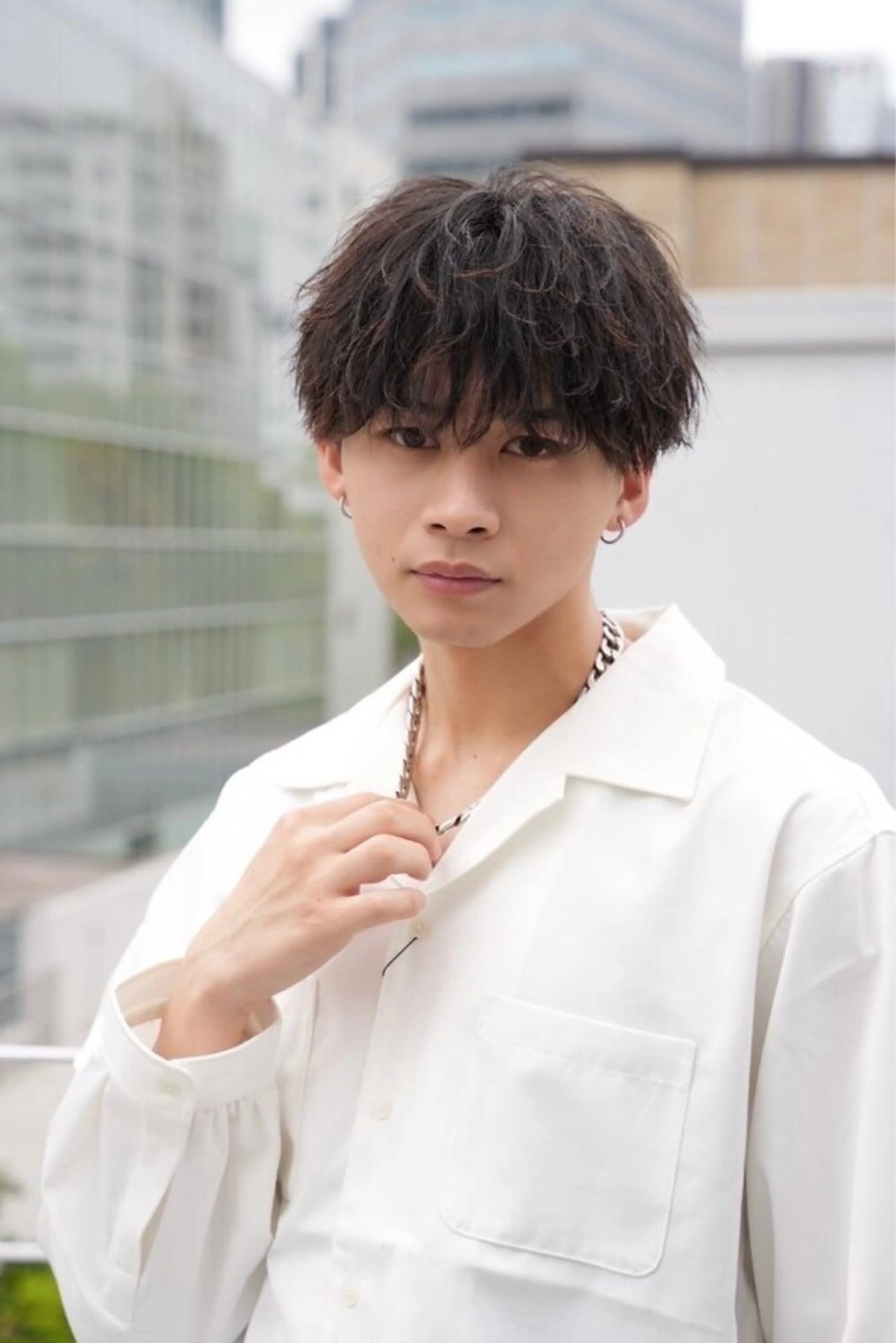 ショート カラー パーマ ヘアアレンジ メンズ カット 🪐 TenTen🪐のヘアスタイル