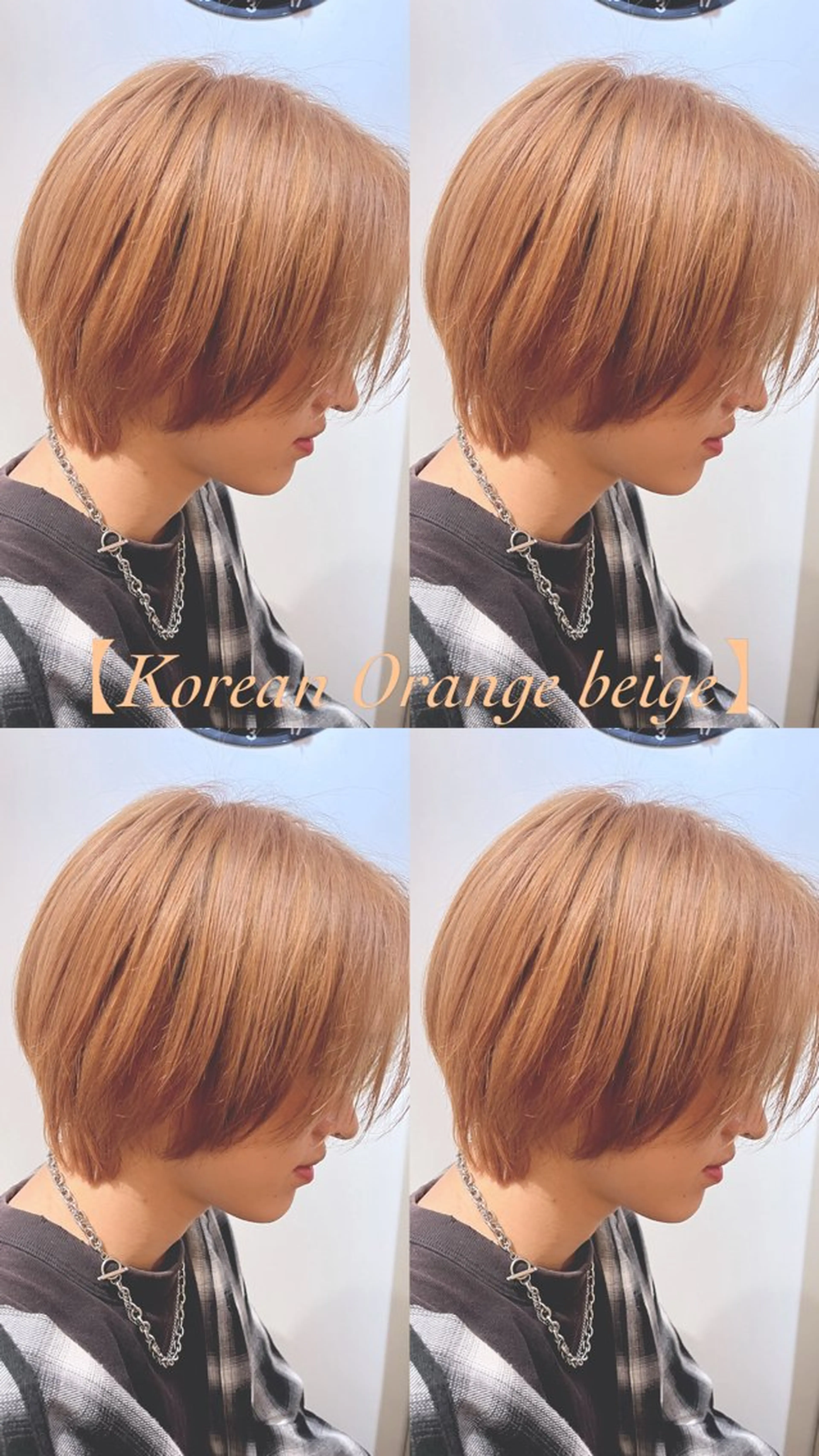 ショート カット ヘアカラー 【ブロンド】【ベージ ュ系】TAKUMAのヘアスタイル