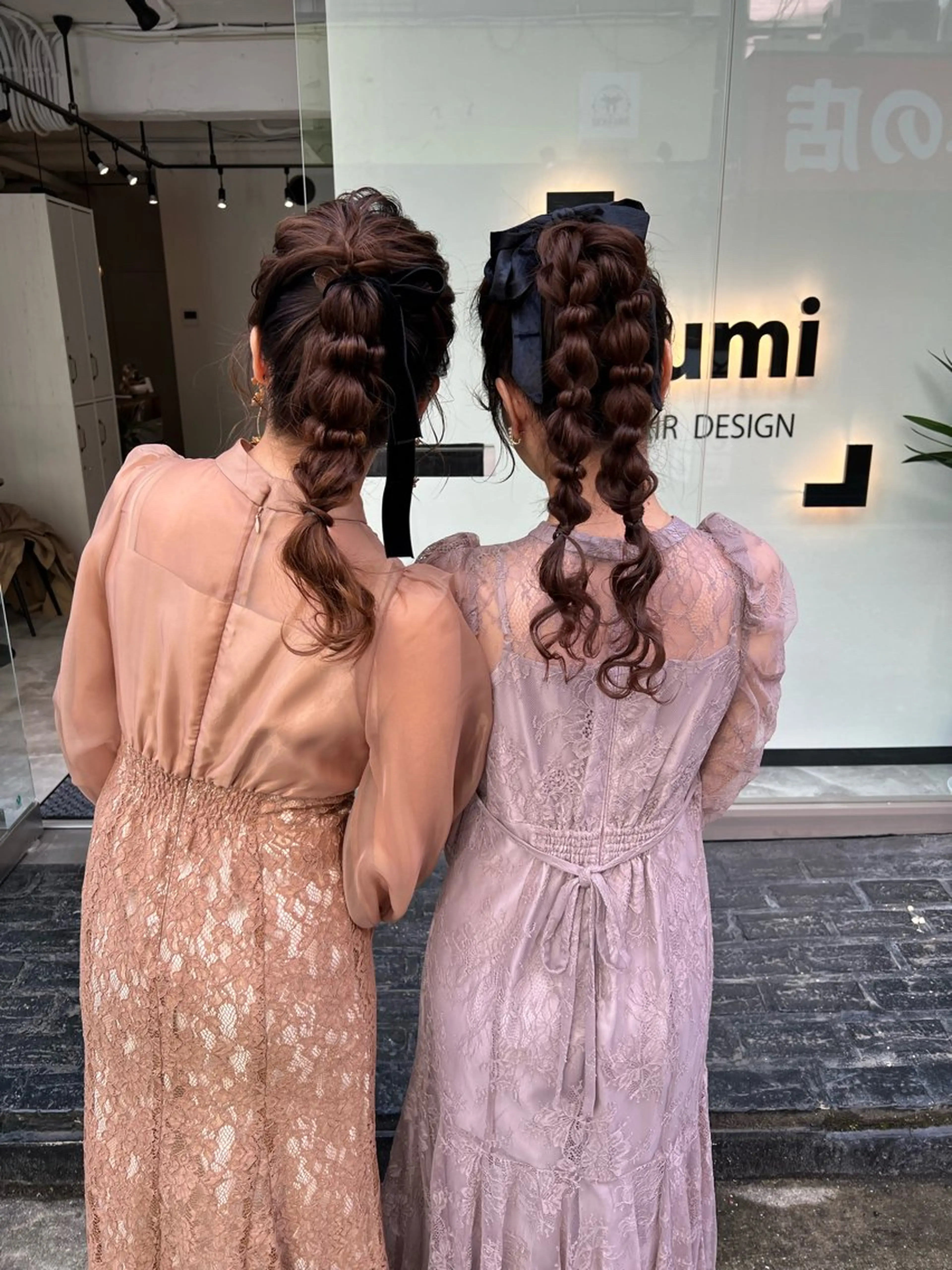 セミロング カラー ヘアアレンジ 「sumi」 AMIのヘアスタイル