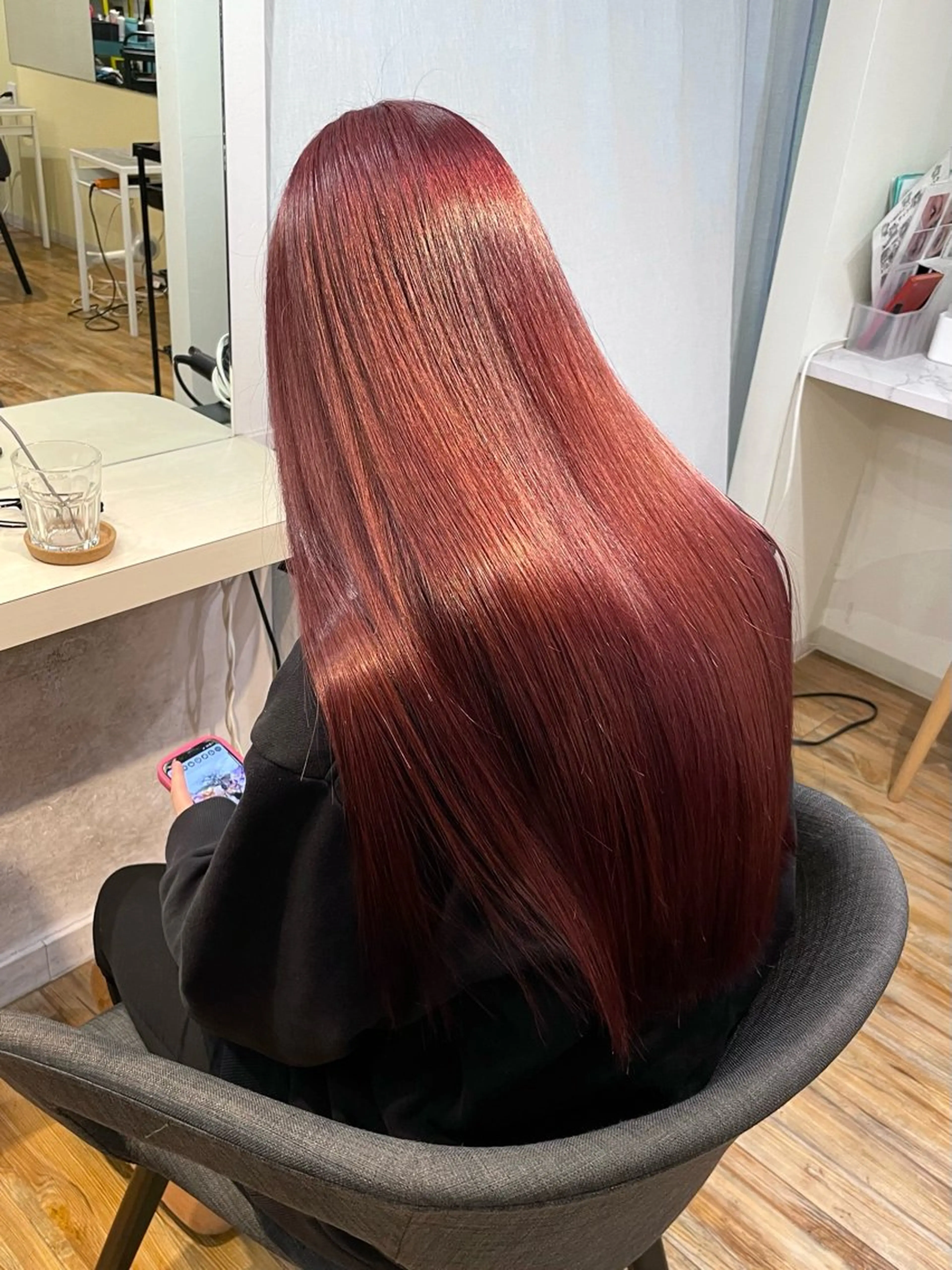 ロング カラー ヘアカラー akane .のヘアスタイル