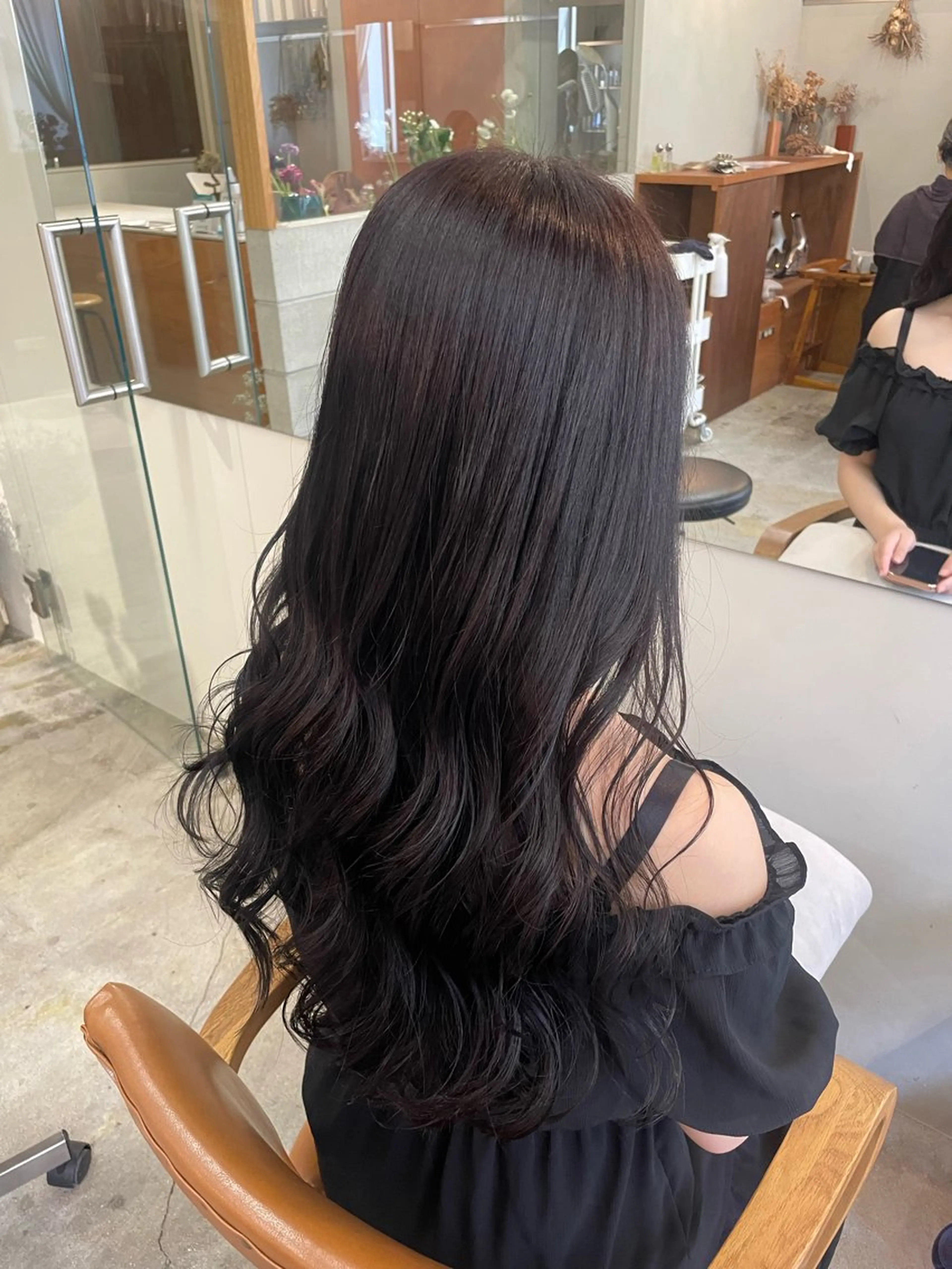 ロング カラー 山下 悠月のヘアスタイル