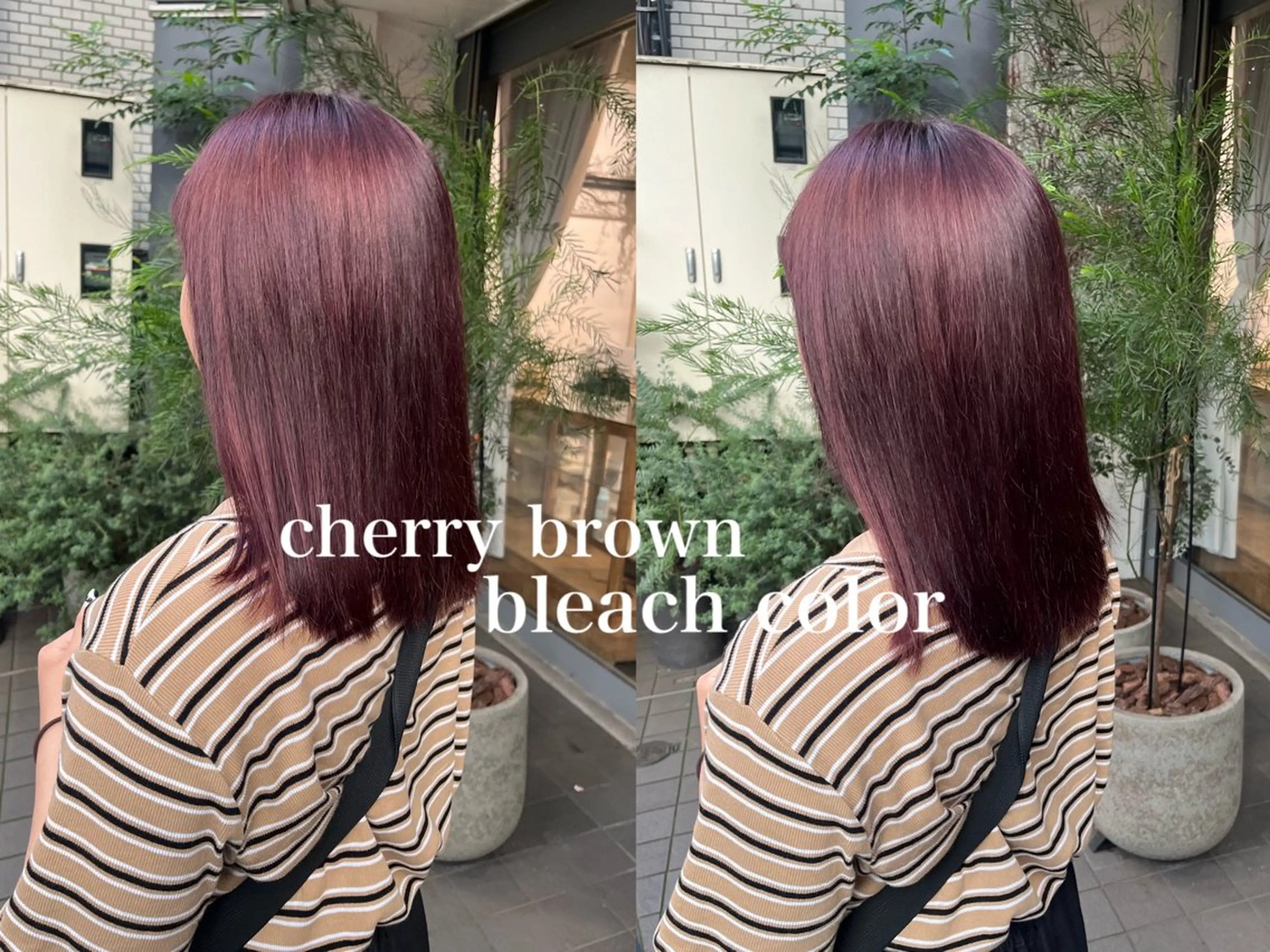 セミロング ヘアカラー ZEST kalon RINAのマツエク・マツパデザイン