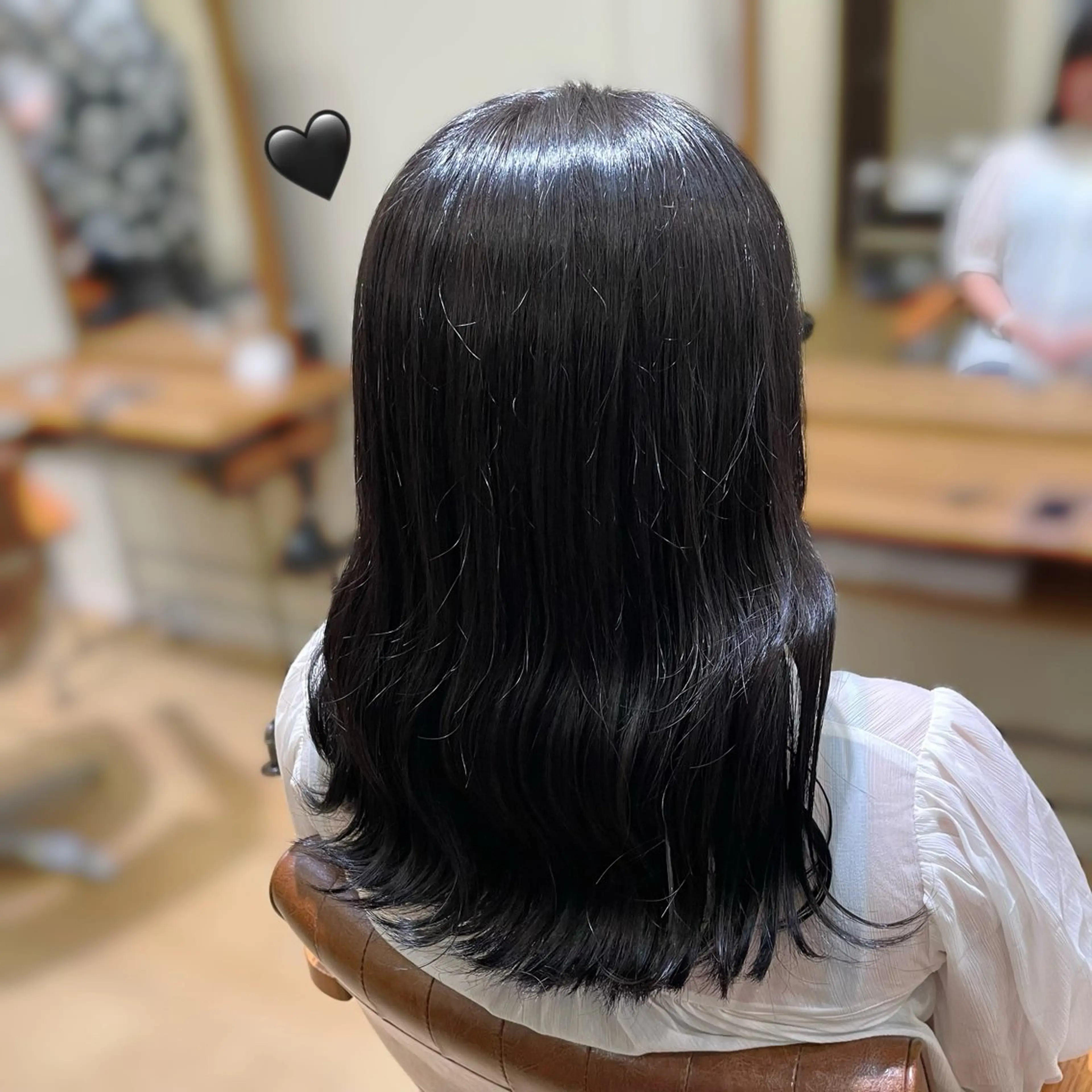 カラー 黒髪 透明感カラー 🌟Spinhair 福永えいみ🌙*.｡のヘアスタイル