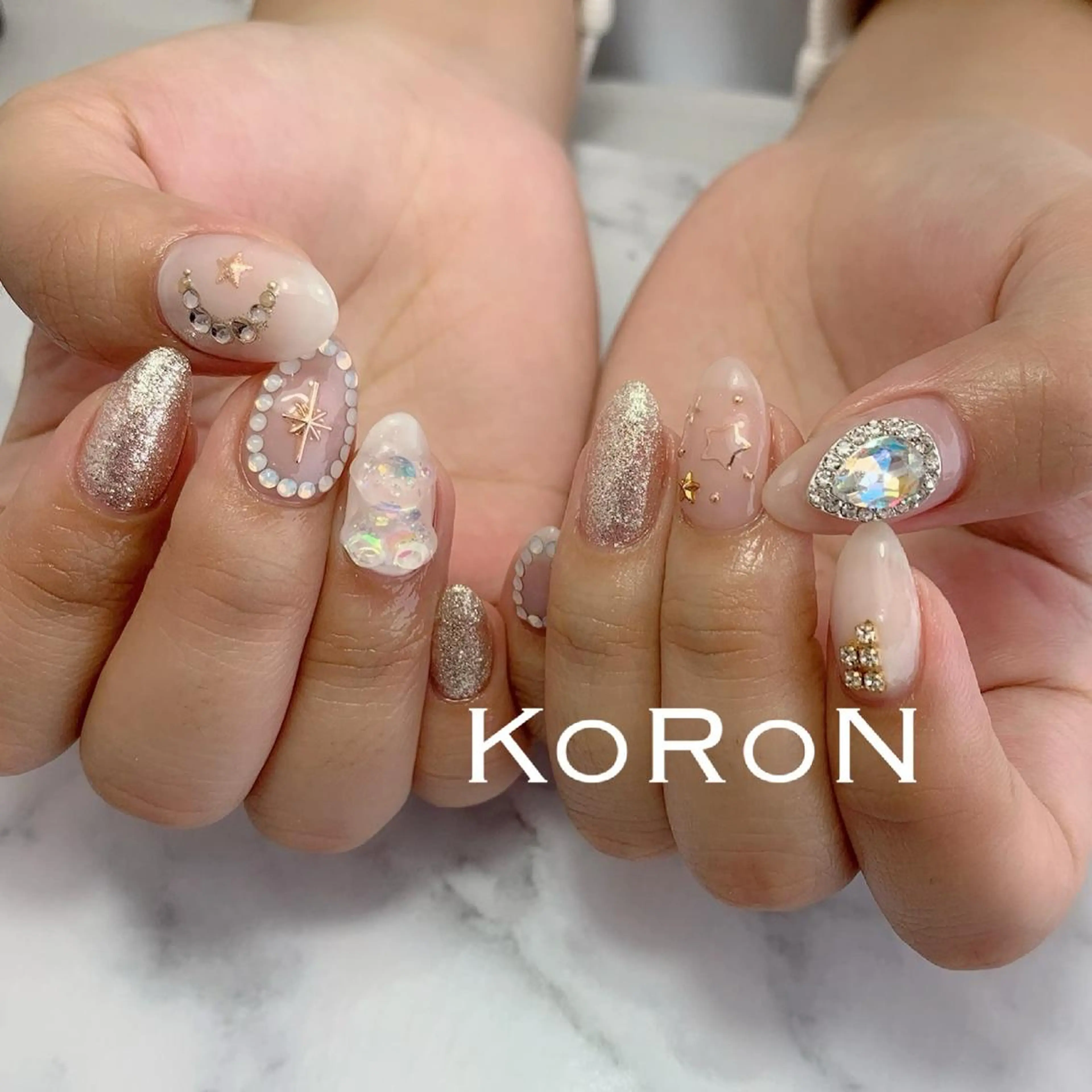 ネイル 韓国ネイル 自宅サロン鎌倉 KORONのネイルデザイン