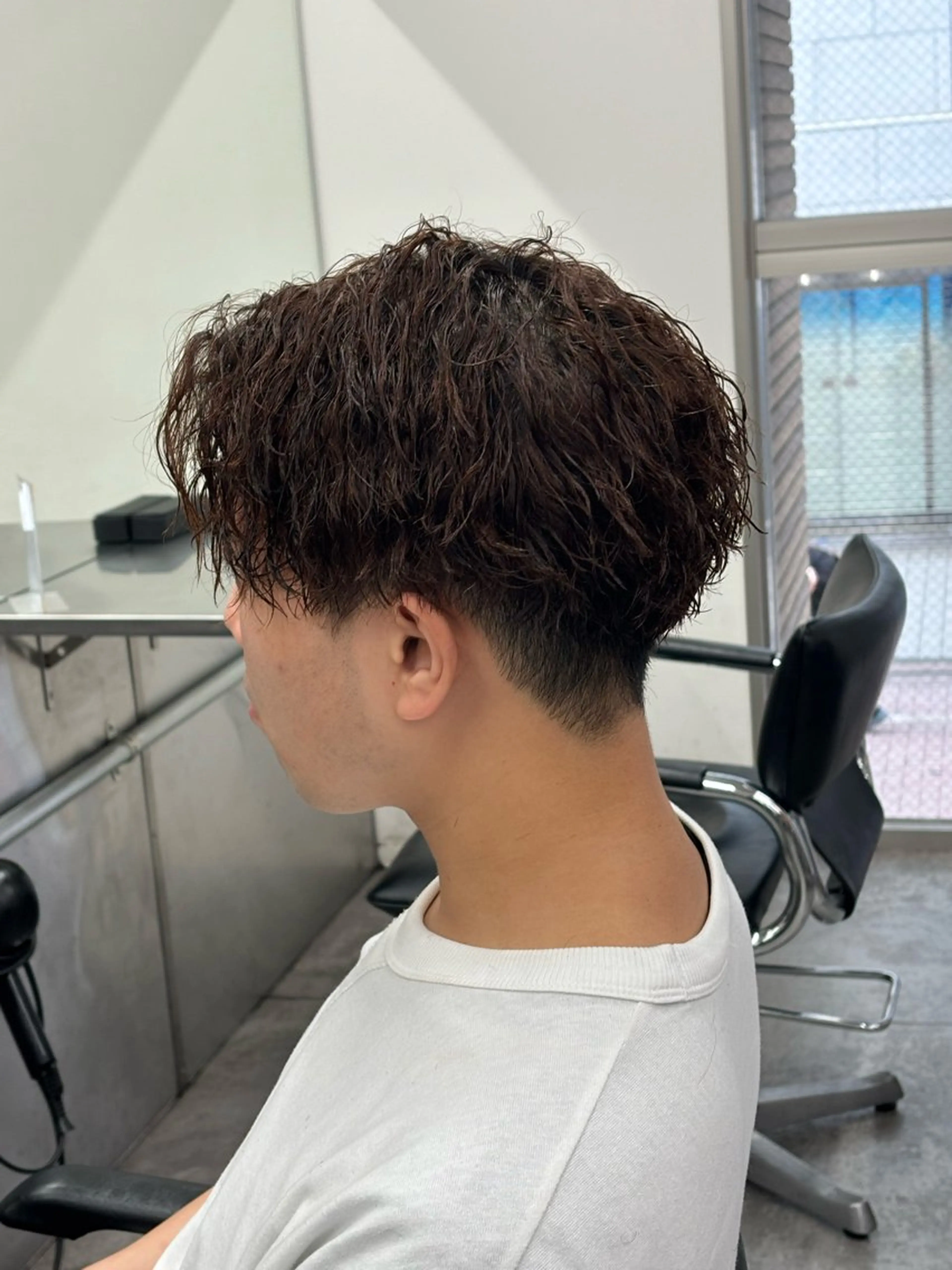 ショート パーマ メンズ カット パーマ ヘアセット お悩み解消✨/ メンズパーマ✨/直樹のヘアスタイル