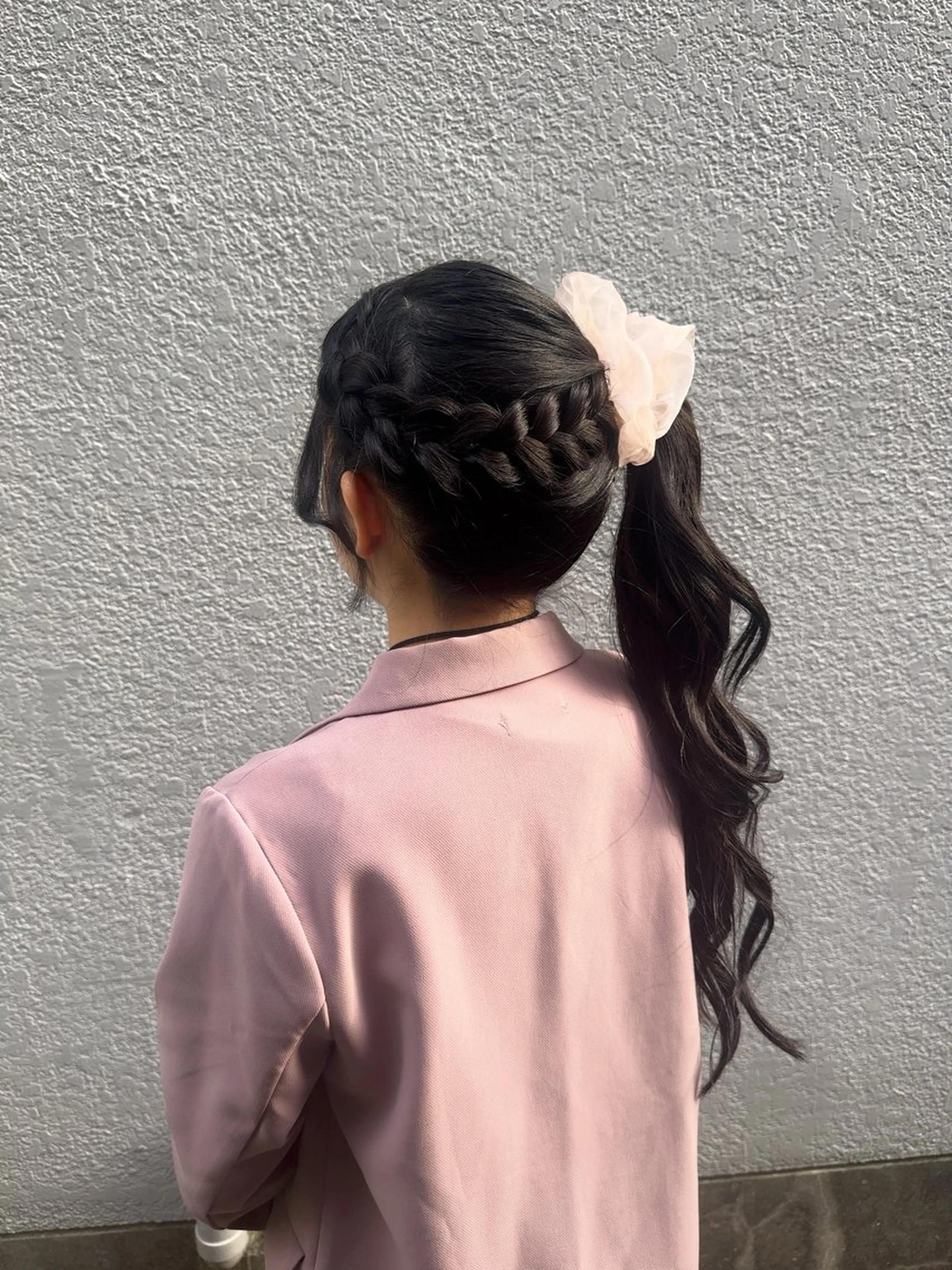 ヘアアレンジ ポニーテール ヘアセット iwanaga lamのヘアスタイル