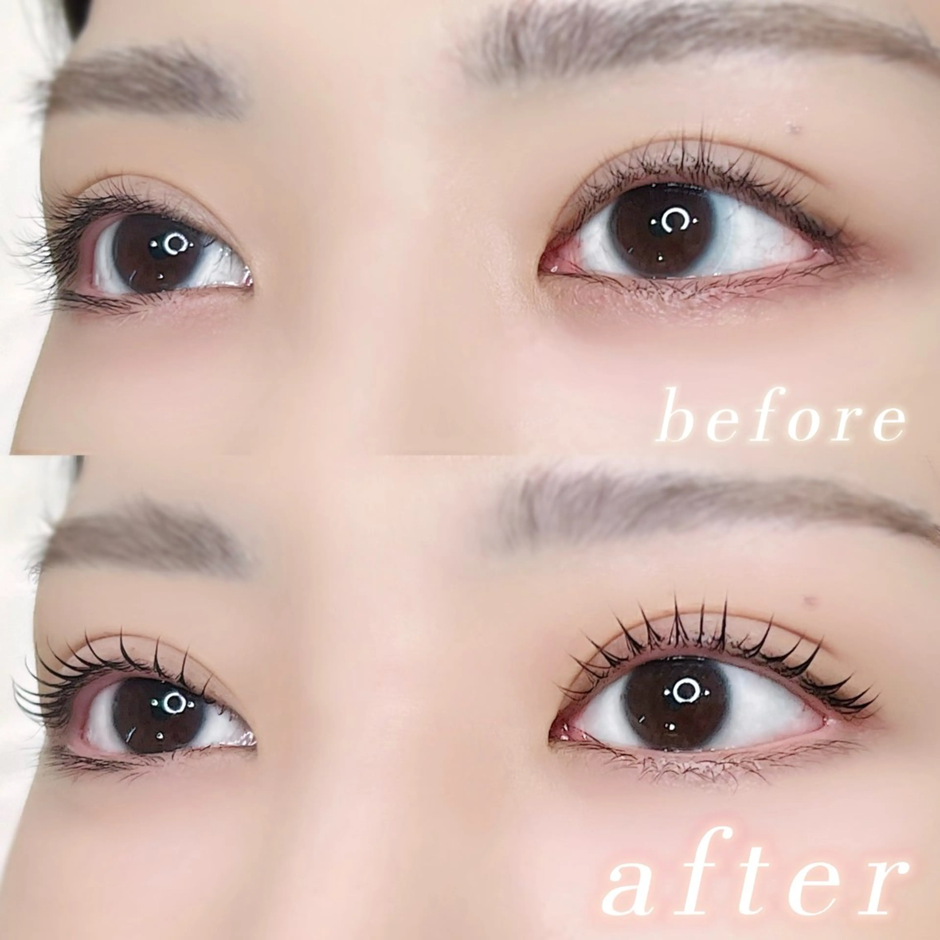 マツエク・マツパ パリジェンヌラッシュリフト まつげパーマ 一重×まつ毛パーマ マツパ Lashure梅田店所属・ラシュア梅田店 ナカムラのマツエク・マツパデザイン