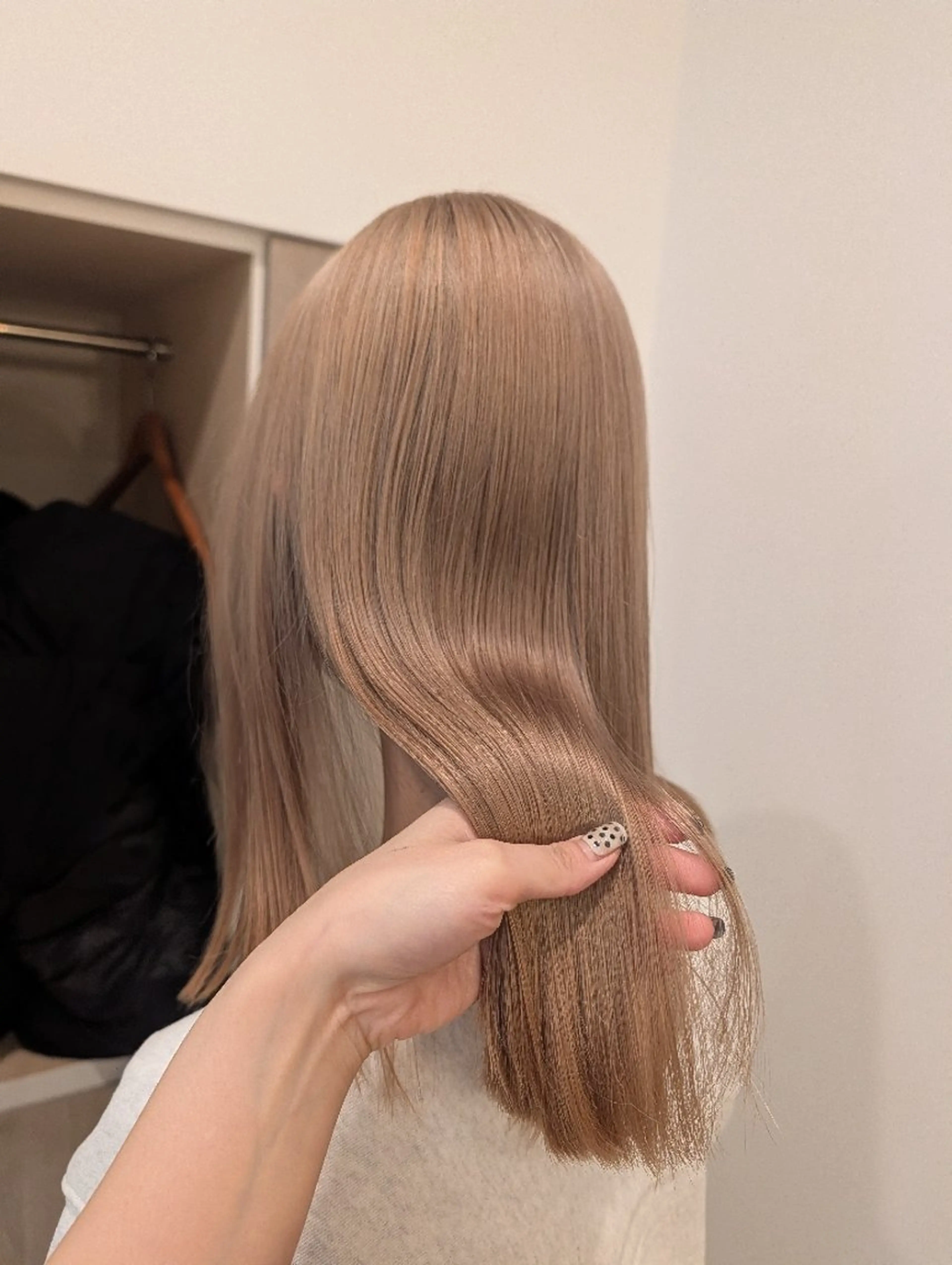 カラー ベージュカラー ブロンド ブロンドベージュ ルプラボウ　小野寺 菜穂/豊橋/パーマのヘアスタイル