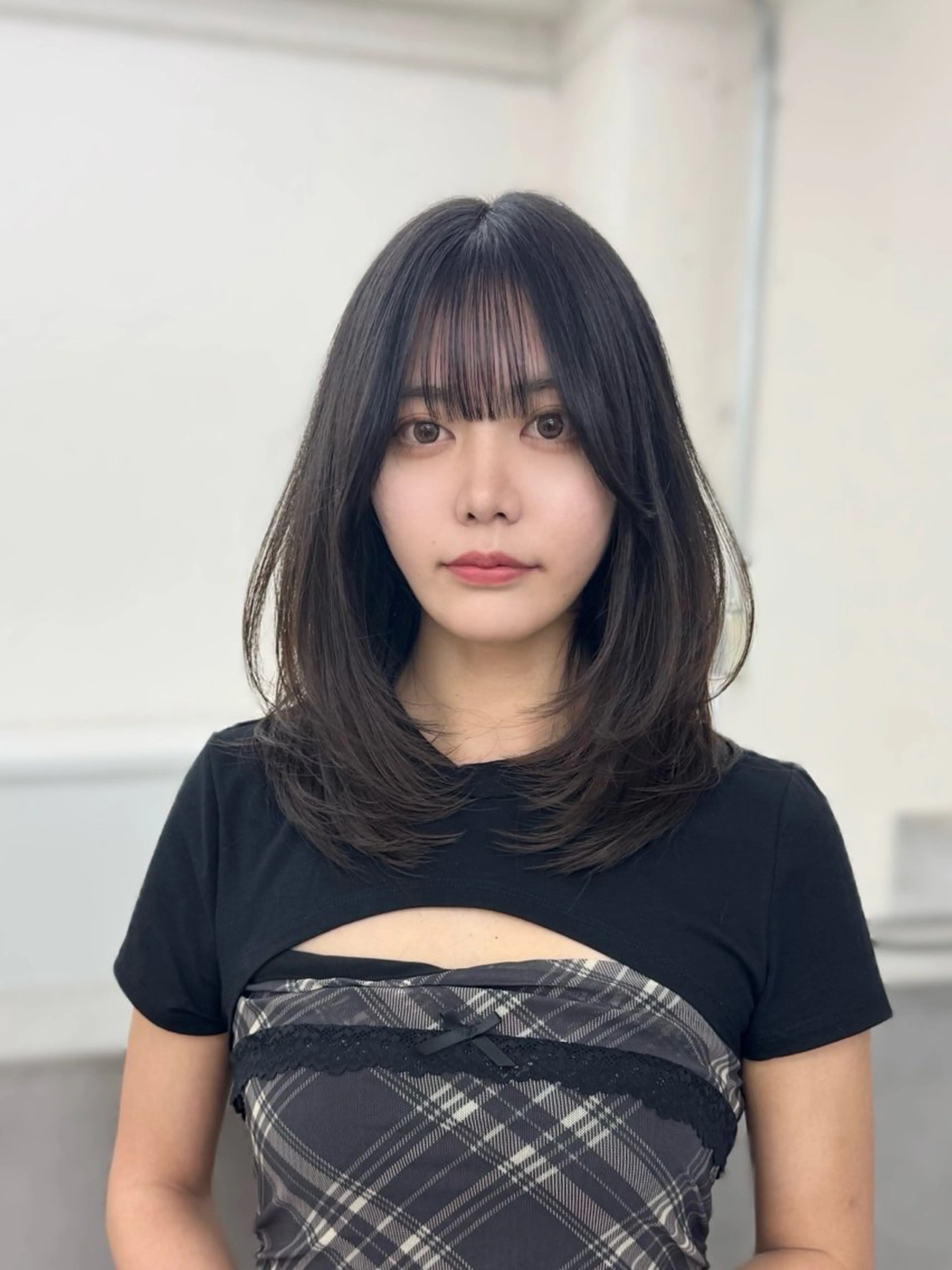 ミディアム カラー カット ヘアカラー トリートメント 🦋韓国系指名No1 店長/圓山 祐也🦋のヘアスタイル