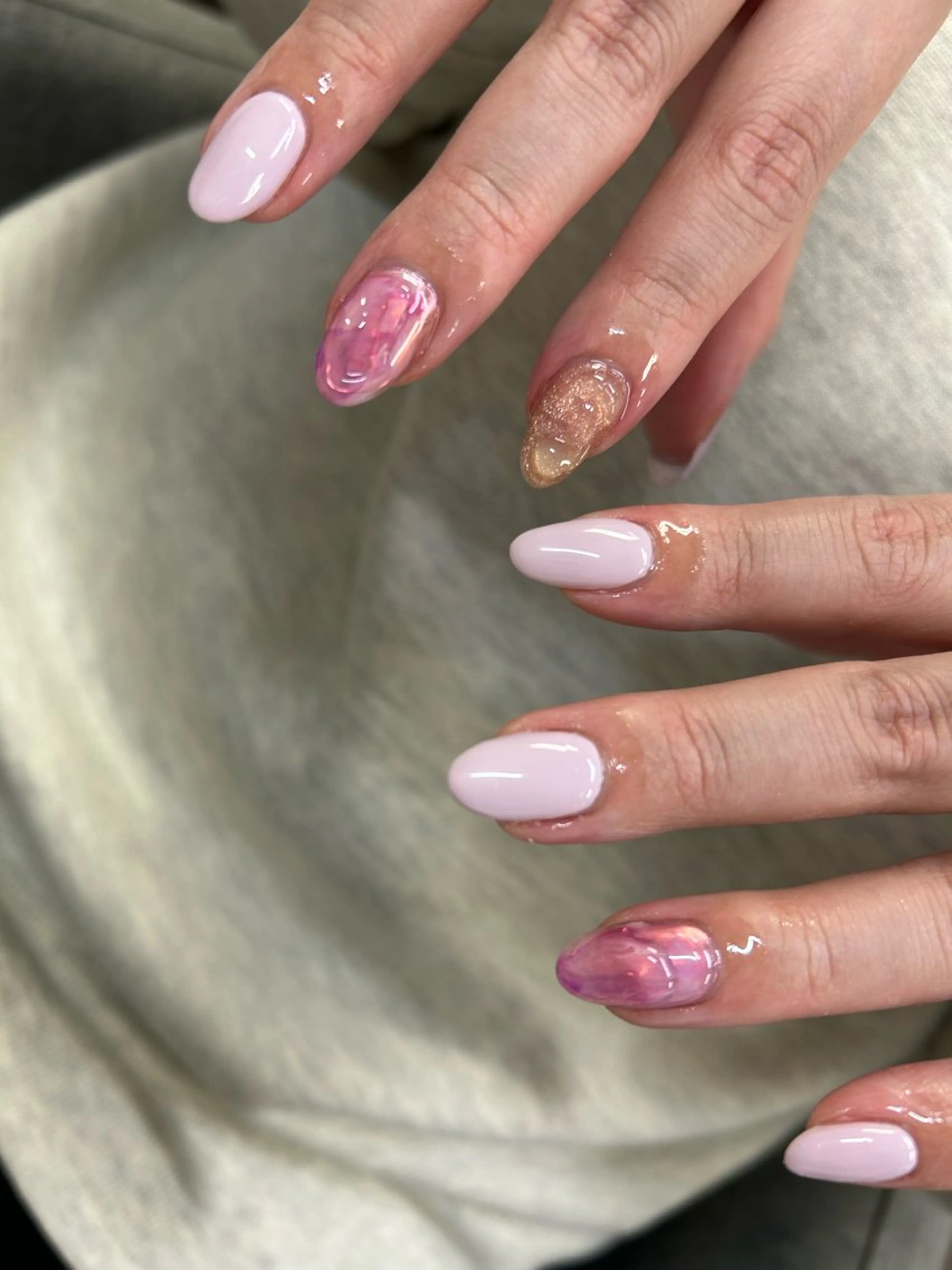 ネイル ピンク 春ネイル nailist 朱音のネイルデザイン