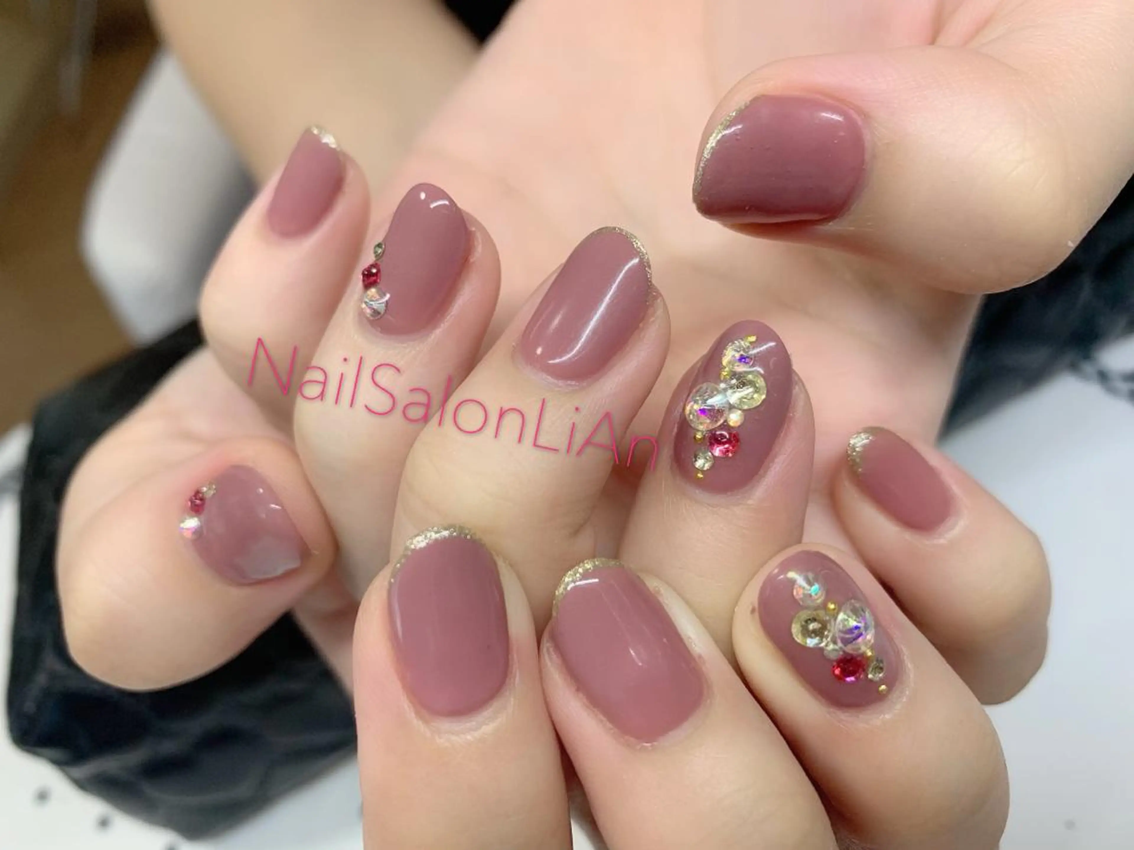 ネイル 持ち込み ハンドネイル NailSalon LiAnのネイルデザイン