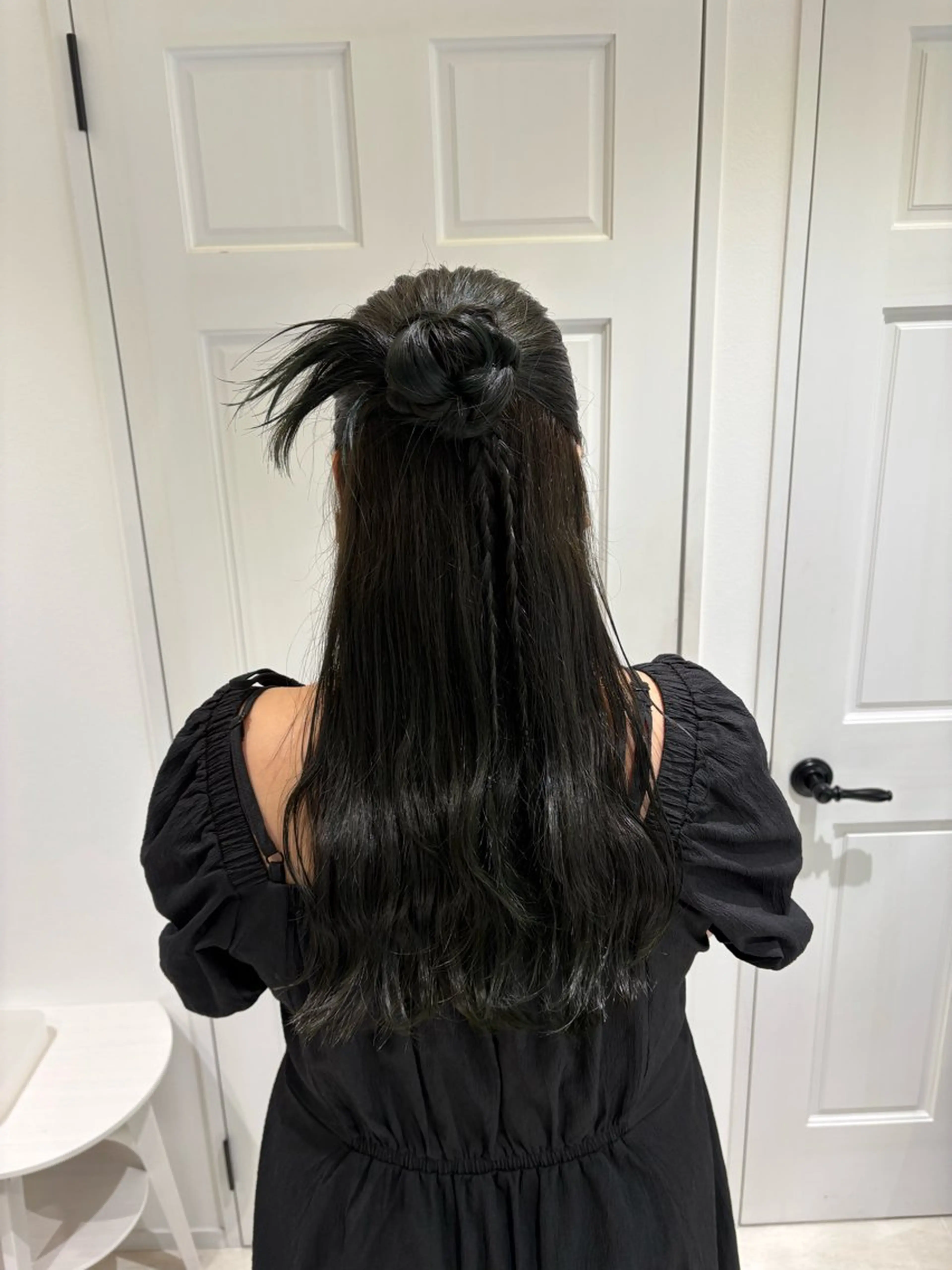 ロング ヘアアレンジ Wカラーヘアアレンジ さあやのヘアスタイル