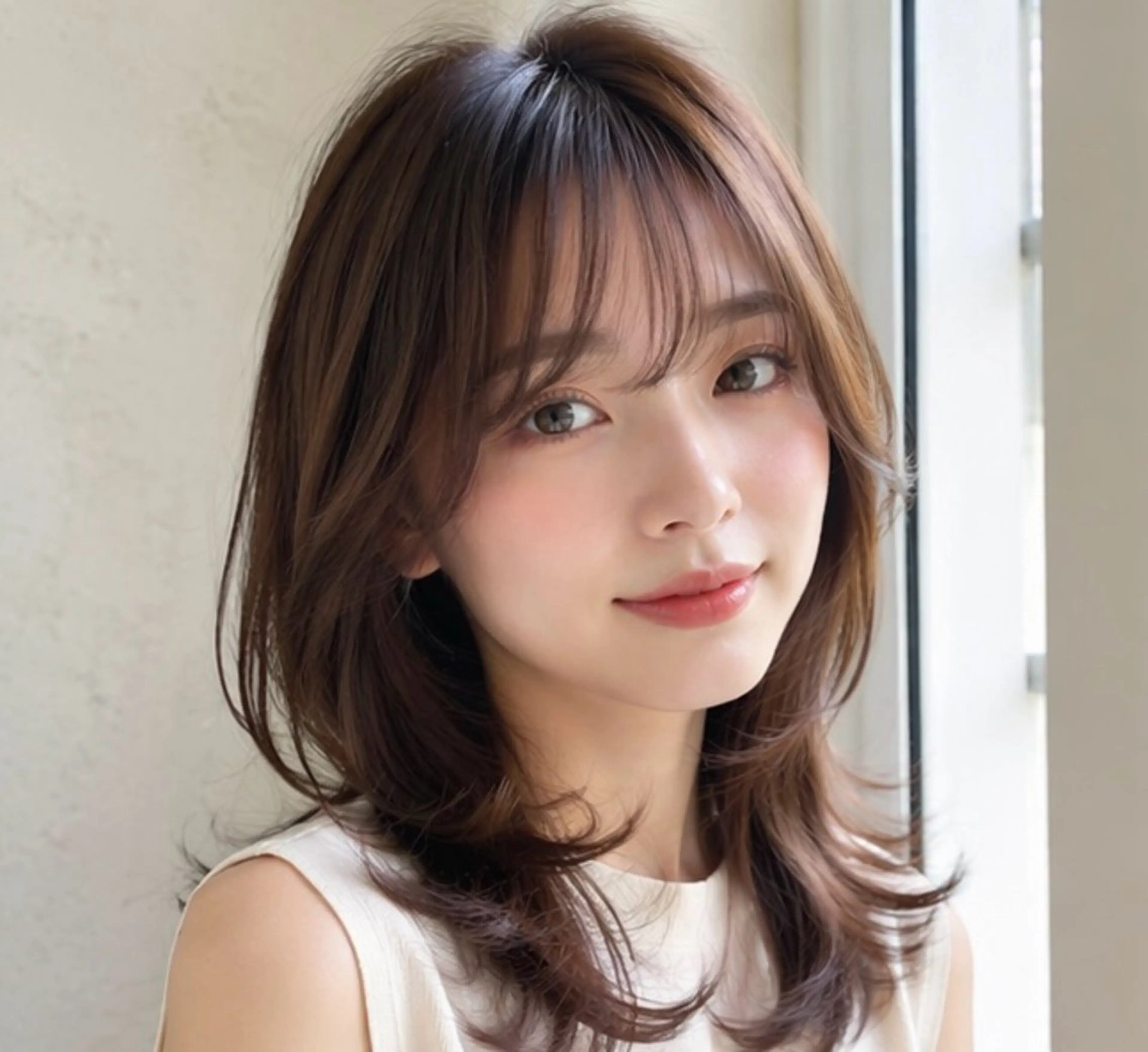 ロング レイヤーカット カットモデル募 集🩵AYAKA🩵のヘアスタイル