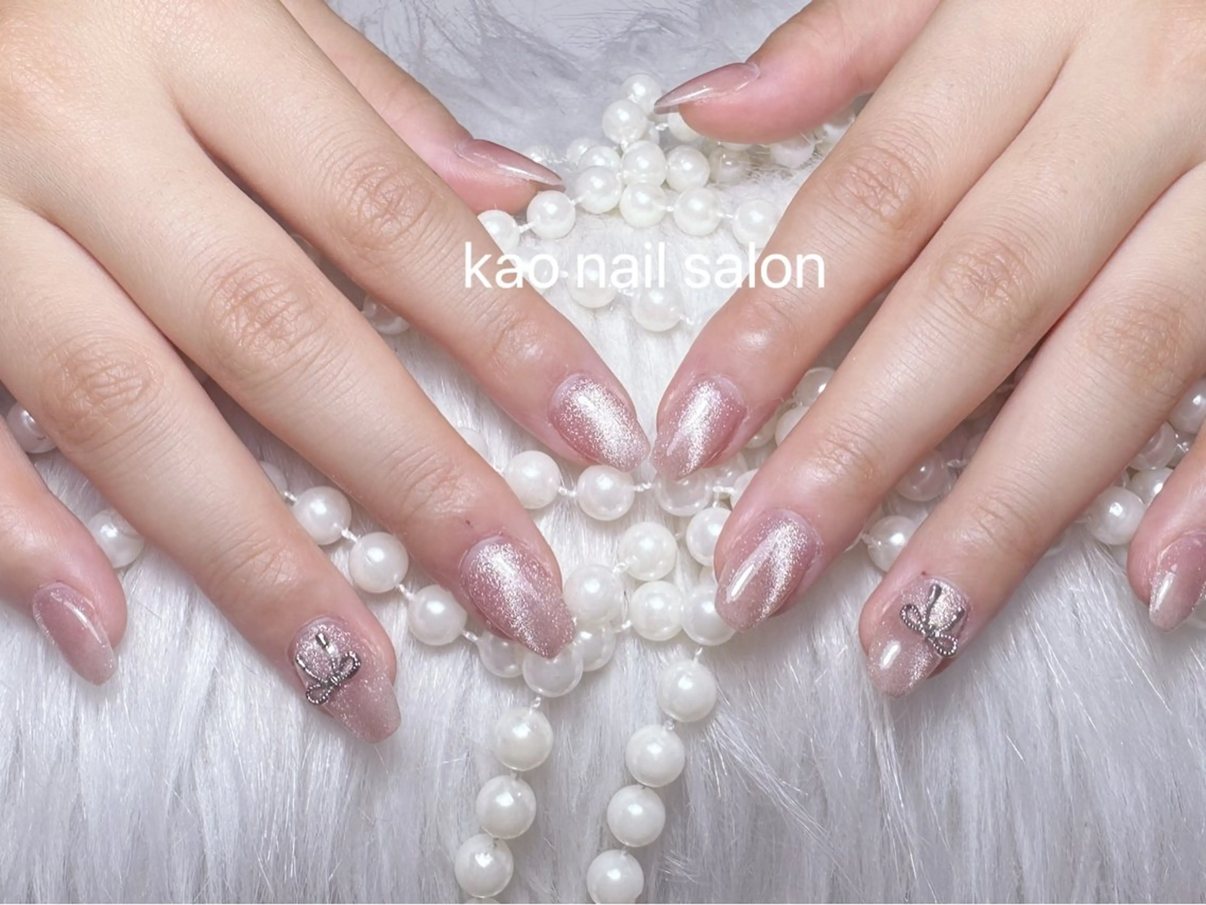 ネイル ハンドネイル kao nail マグネット/長さだしのネイルデザイン