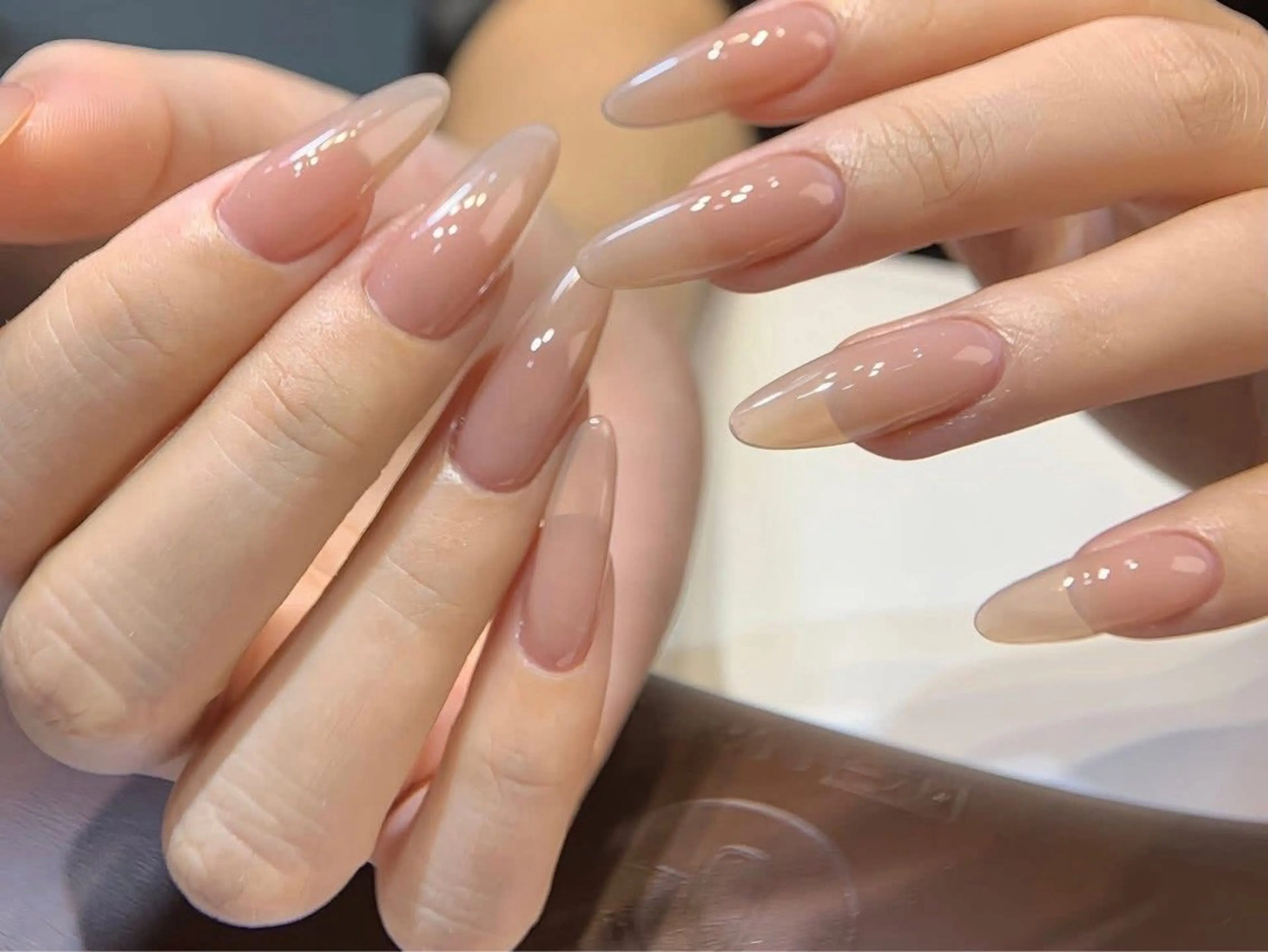ネイル チークネイル フットネイル フレンチネイル グラデーション 韓国ネイル YUKI NAILのネイルデザイン