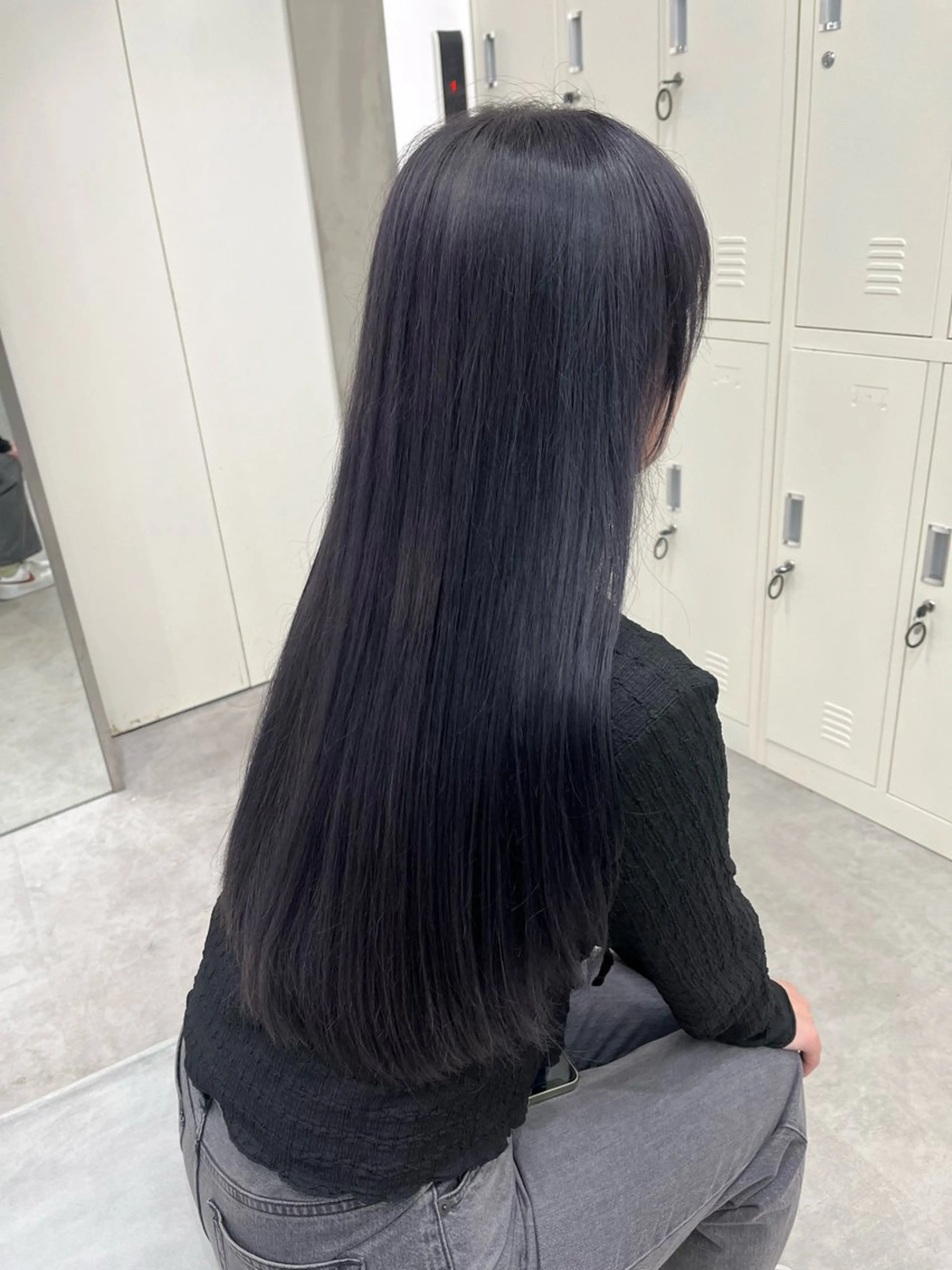 ロング カラー ラベンダーカラー ヘアカラー トリートメント カット¥1100 ✂️MIUのヘアスタイル