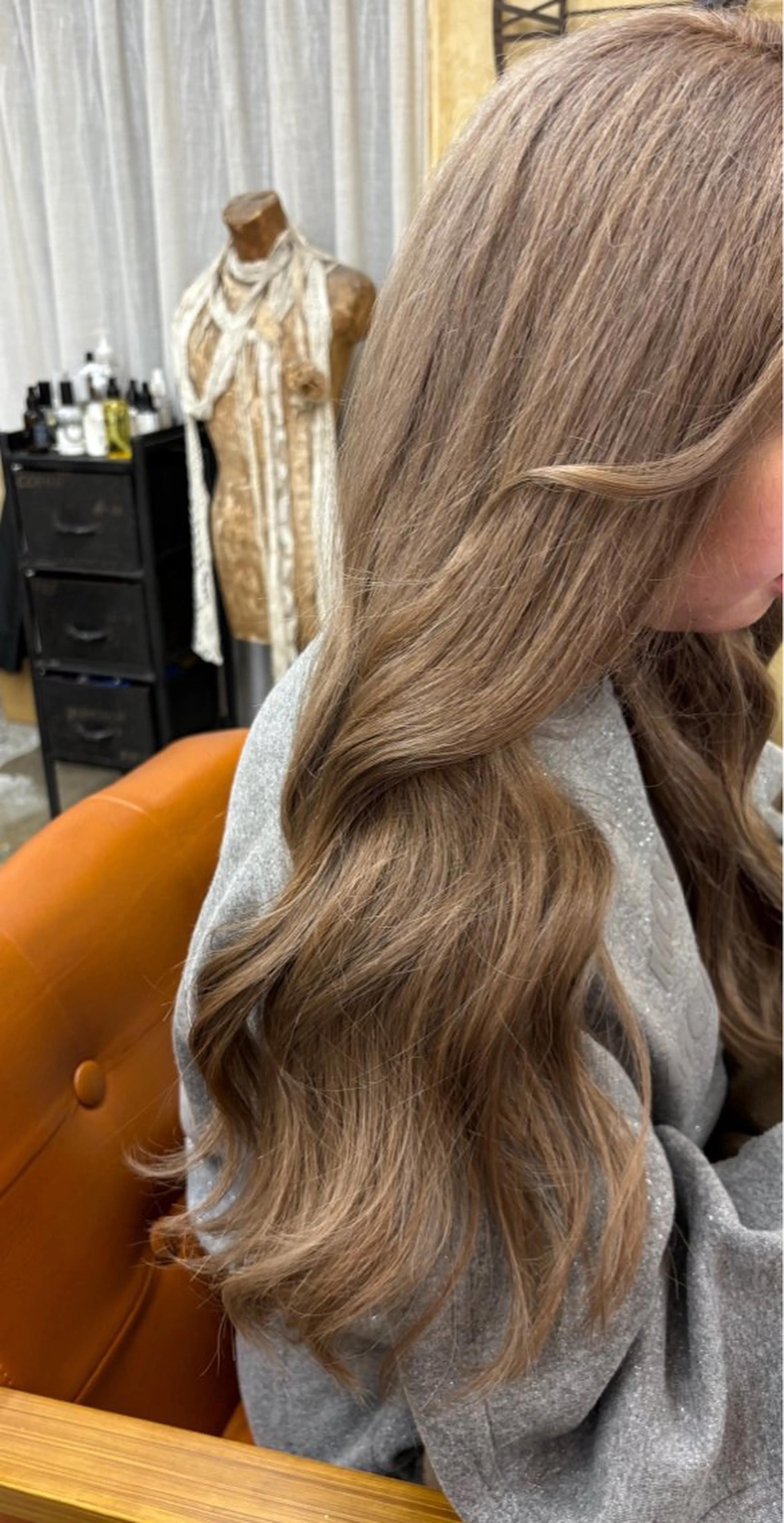 ロング ヘアカラー トリートメント Retsu /UniQのヘアスタイル