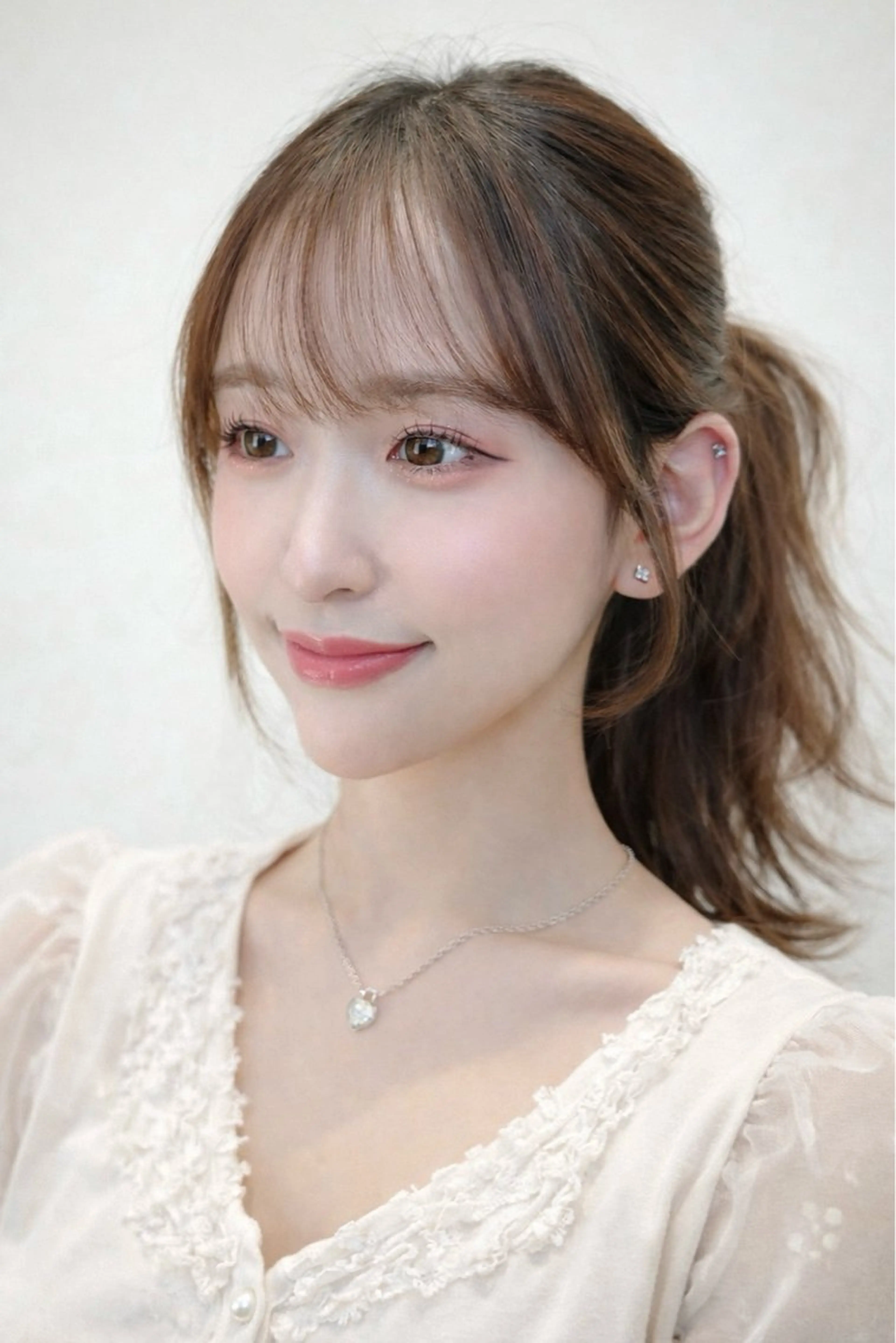 ロング カラー パーマ カット 新宿✨顔周りカット 韓国ヘア/坂本亜裟海のヘアスタイル