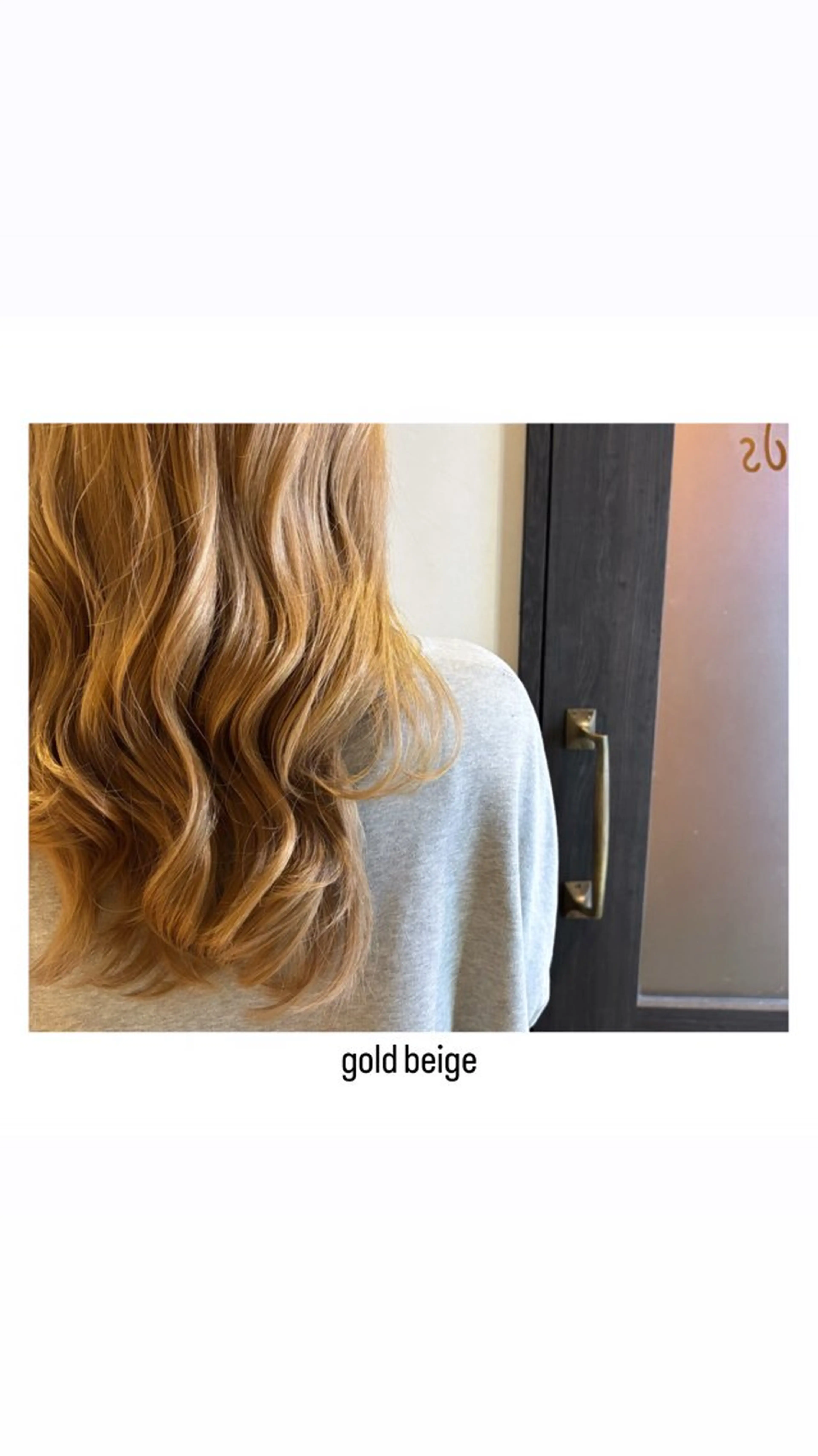 ミディアム カラー ブロンド ヘアカラー トリートメント hiro【沿線で叶う 似合わせhair】のヘアスタイル
