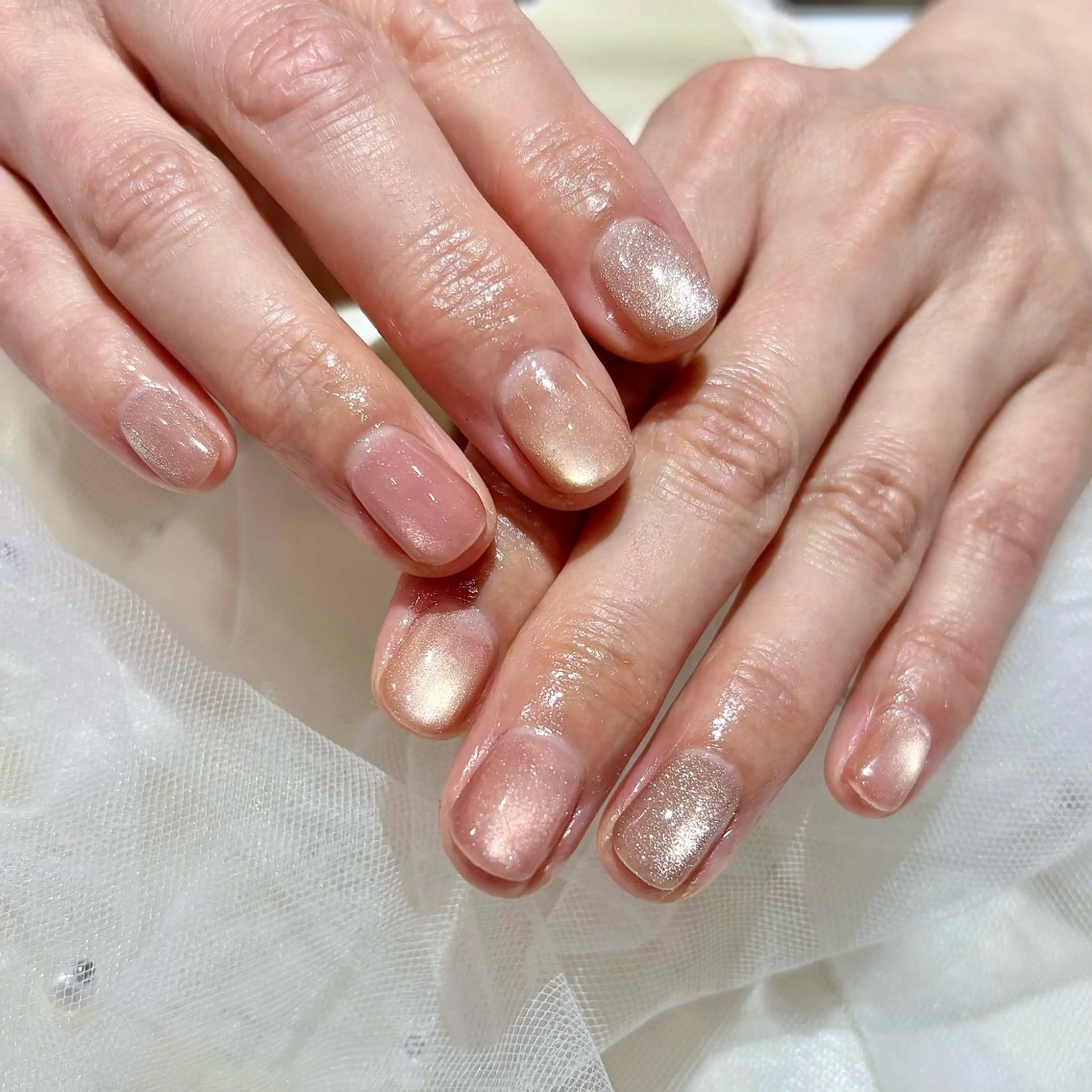 ネイル マグネットネイル ハンドネイル 江原 楓果のネイルデザイン