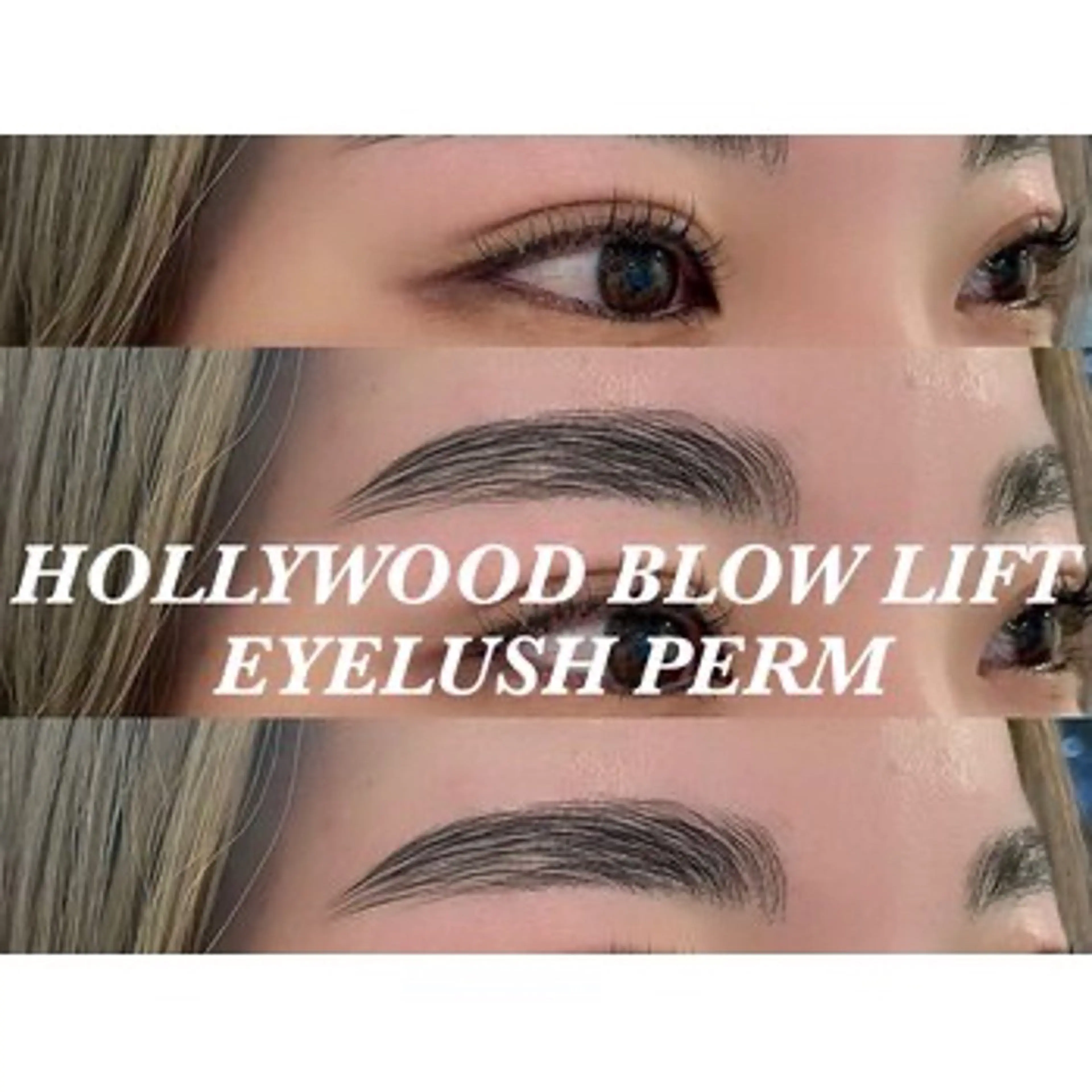 アイブロウ ハリウッドブロウリフト eyelist mikiのマツエク・マツパデザイン