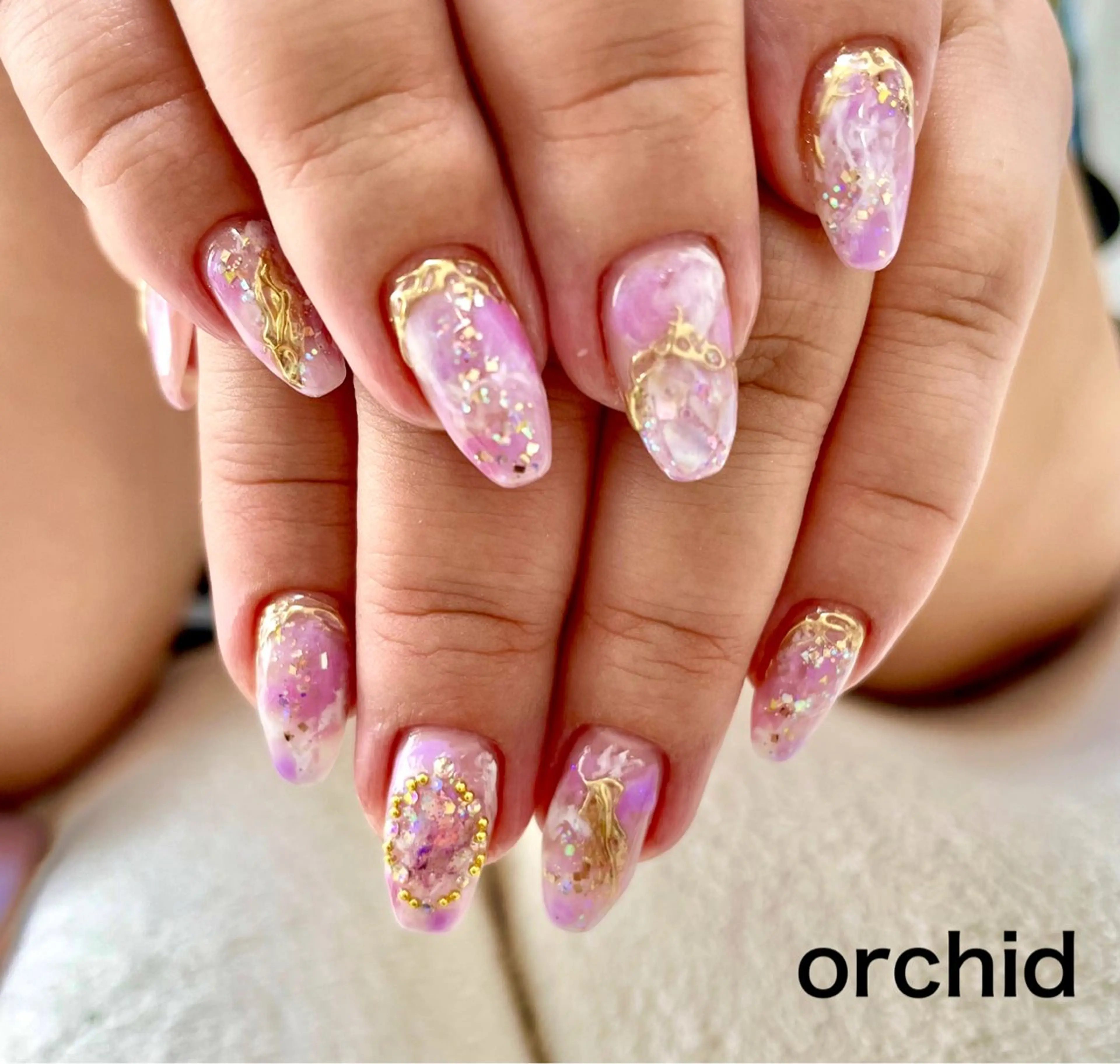 ネイル orchid ♡オーキッドのネイルデザイン