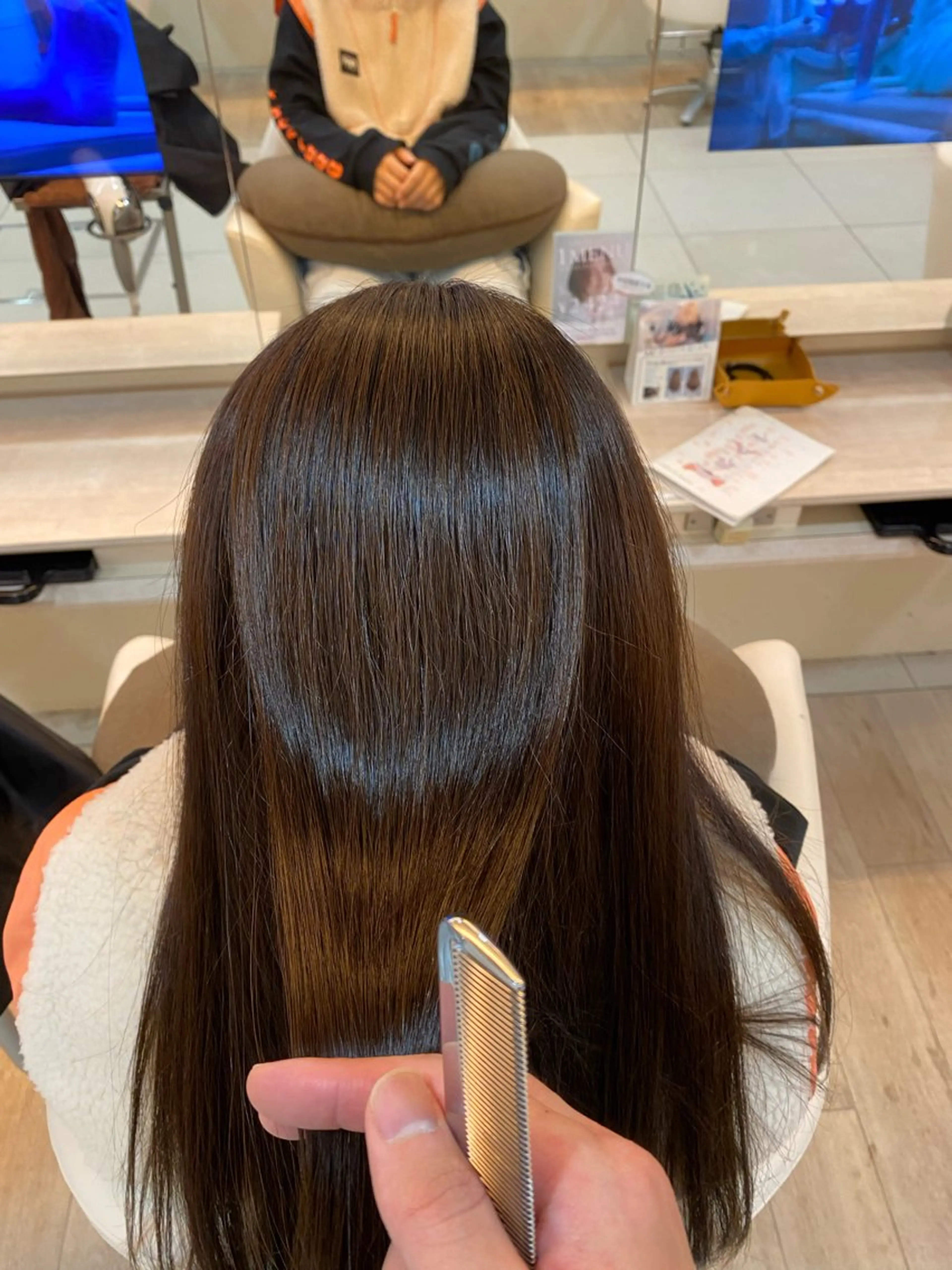 ロング カット 縮毛矯正 トリートメント 💎髪質改善💎艶髪 💎ブリーチ💎津村のヘアスタイル