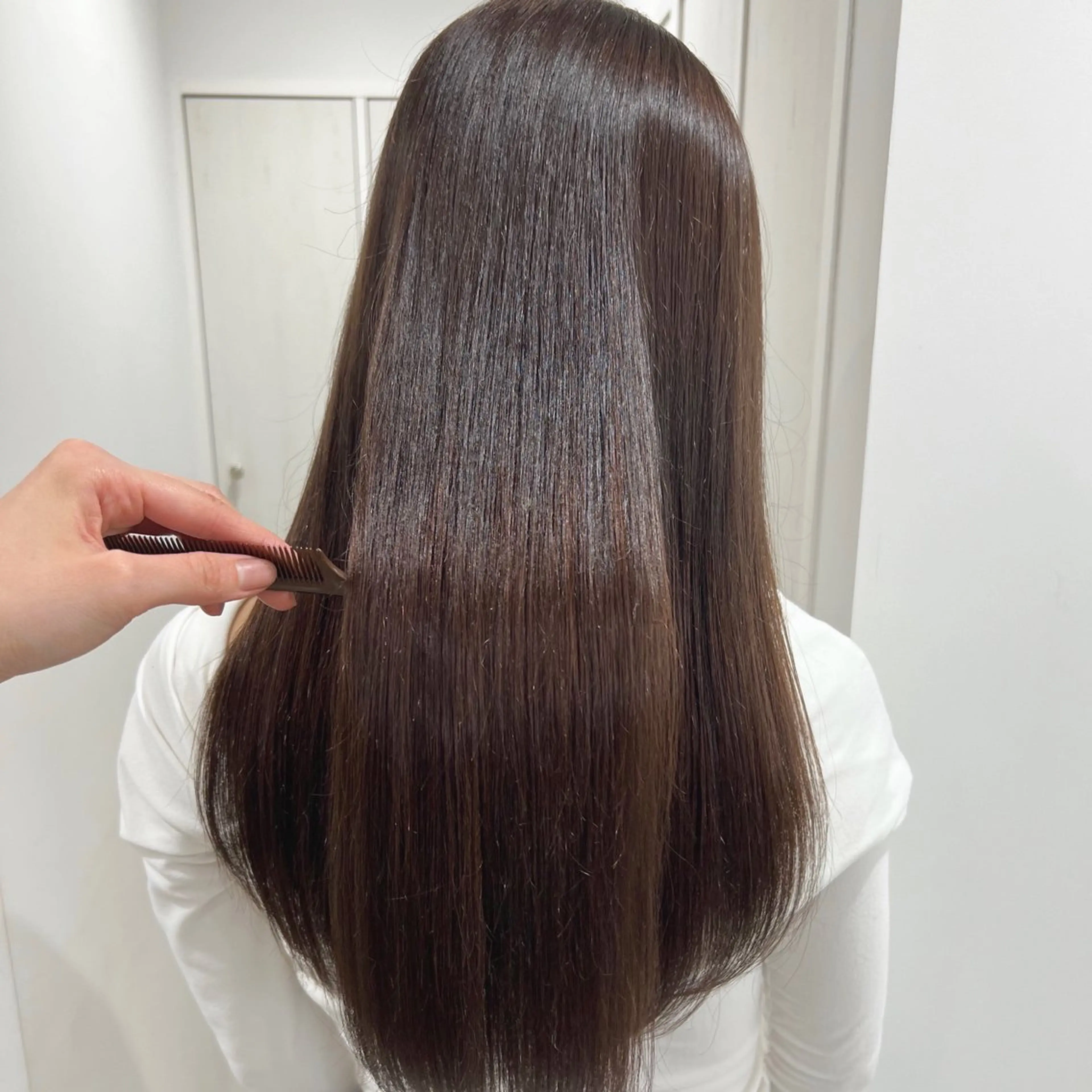 ロング カラー トリートメント 艶カラー/透明感 /ヒグチアオイのヘアスタイル