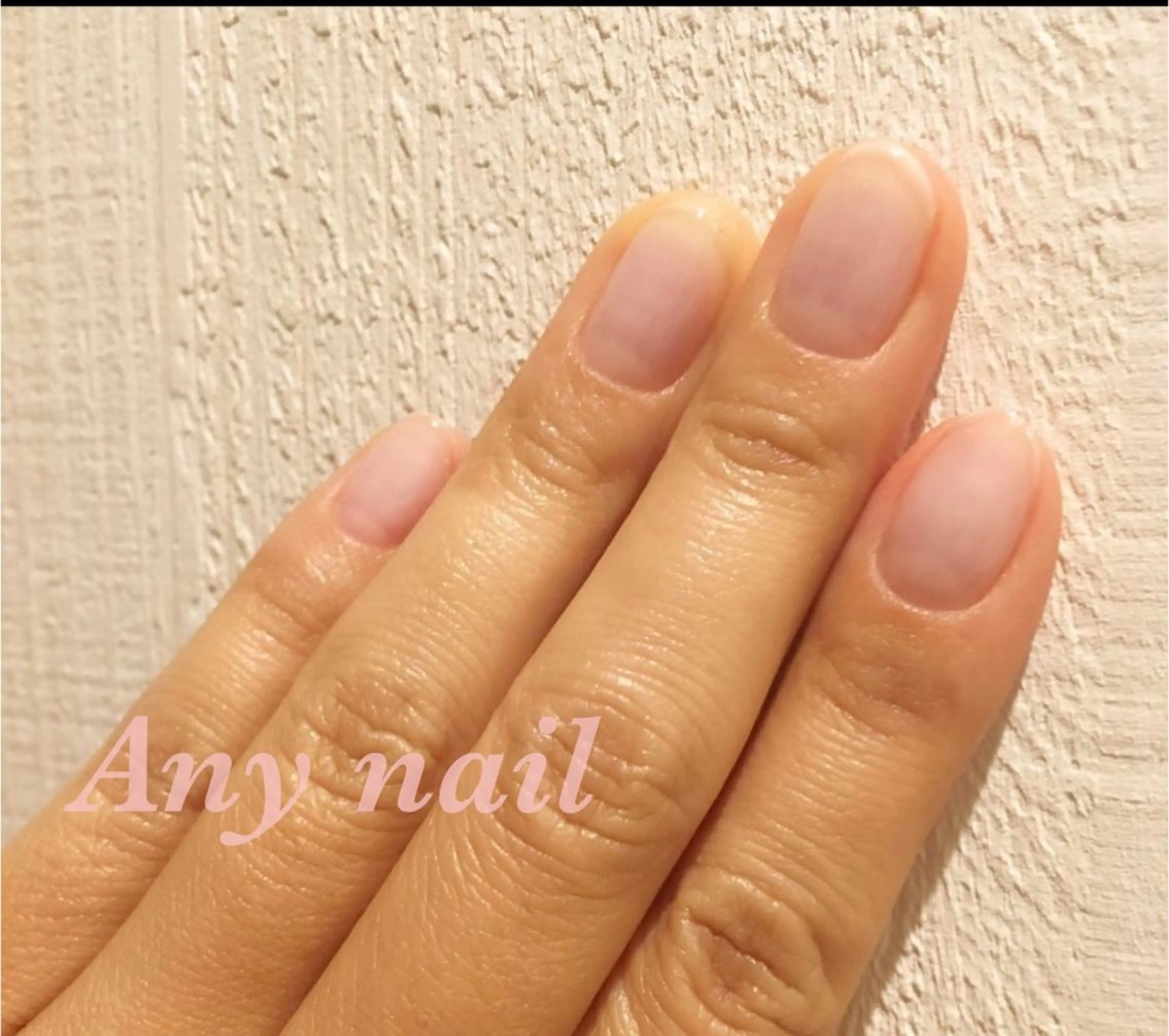 ハンドジェルネイル、クリア(ジェルオフ込み金額)の写真