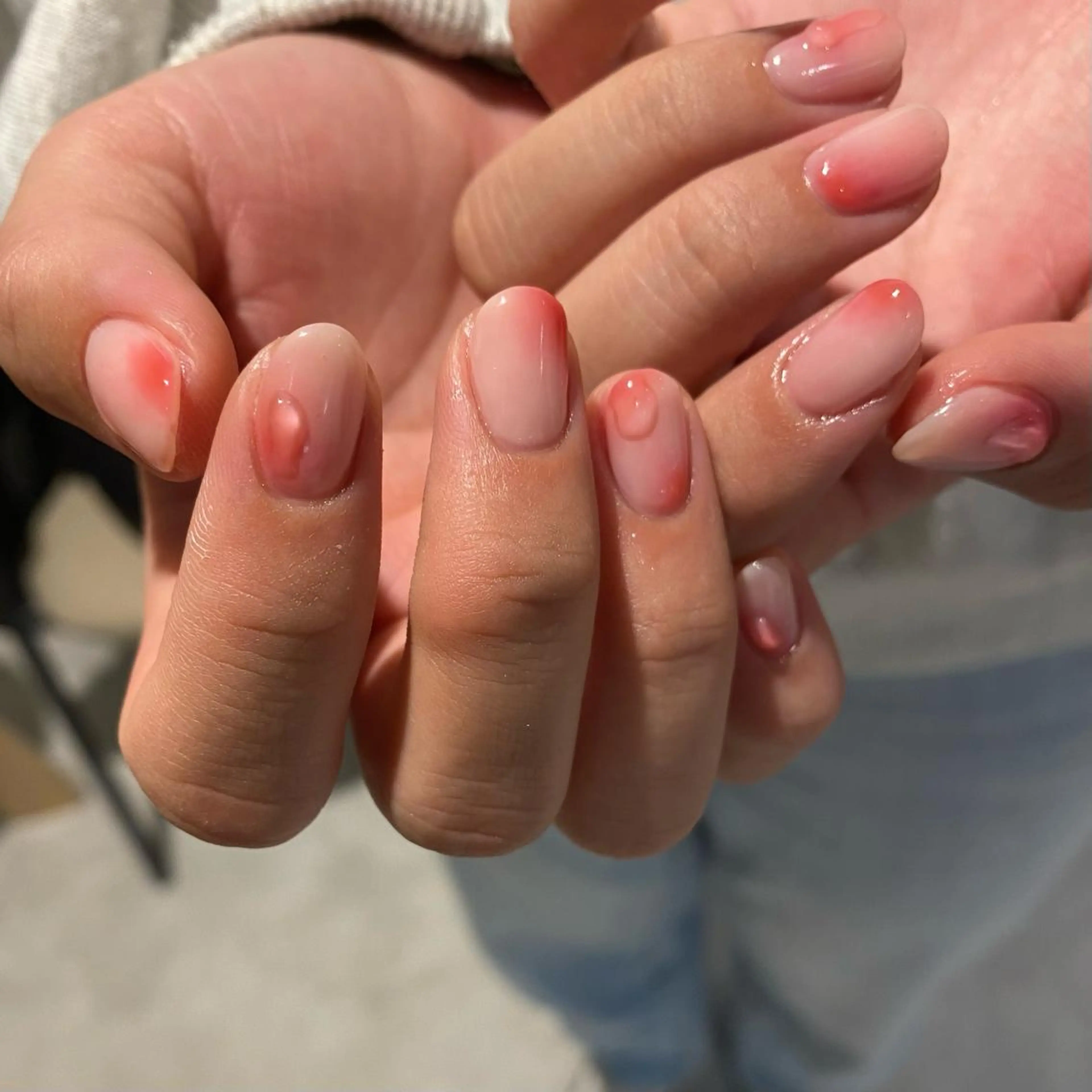 ネイル ニュアンスネイル ハンドネイル RINO AMANE nailのネイルデザイン