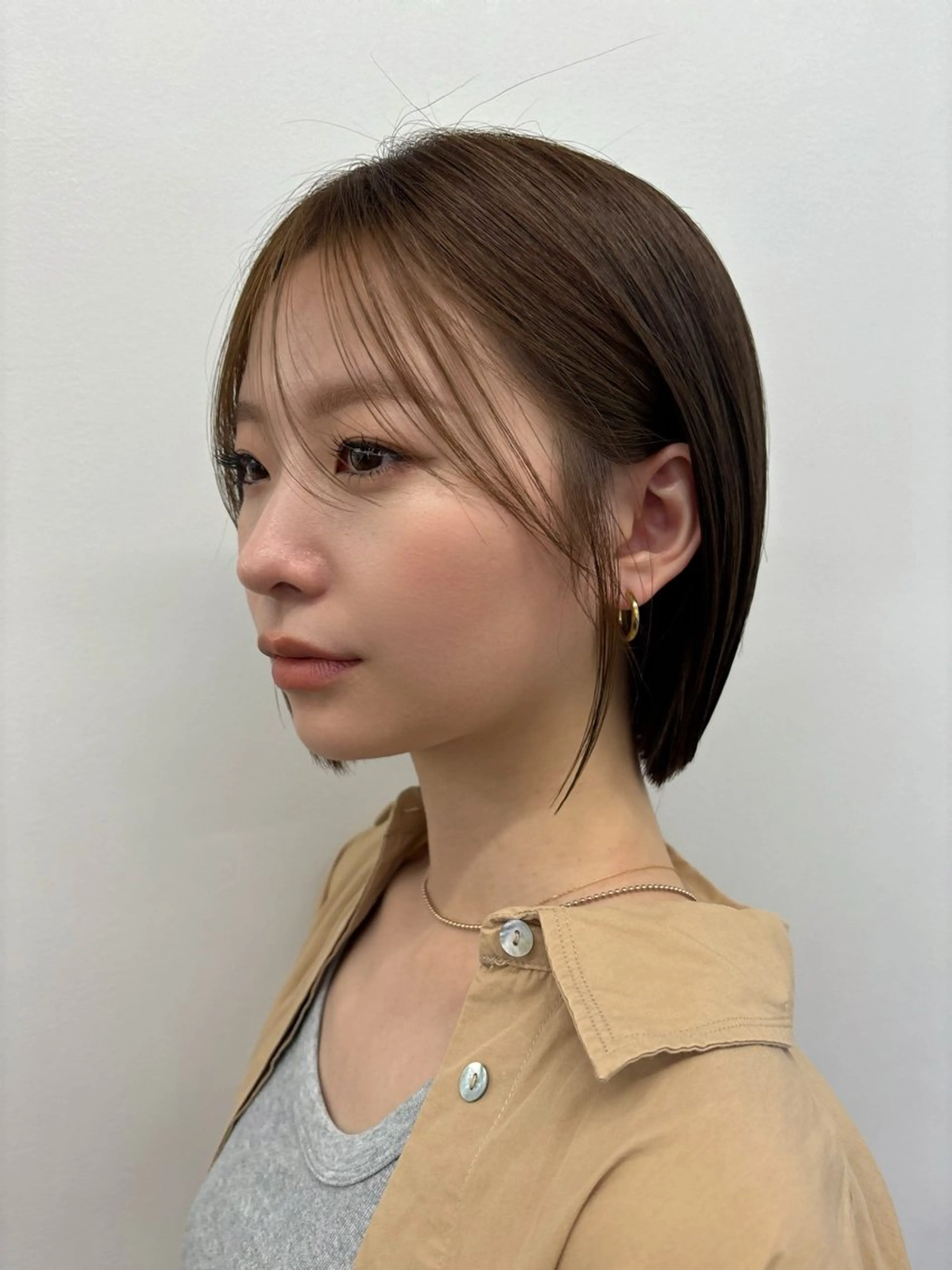 ショート カラー ボブ 小玉 彰哉のヘアスタイル