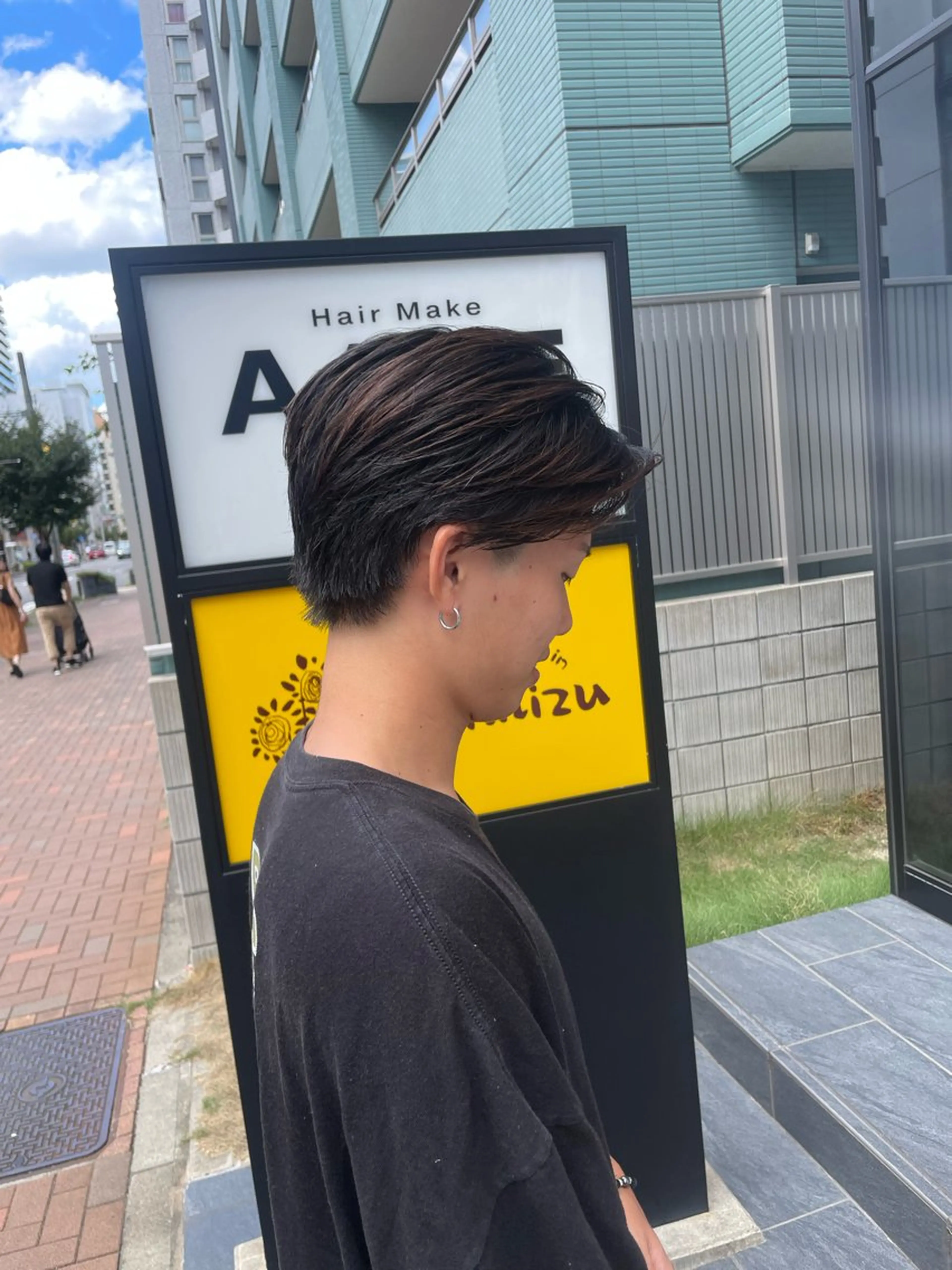 メンズ メンズ韓国風 刈り上げ 久保田 千尋のヘアスタイル