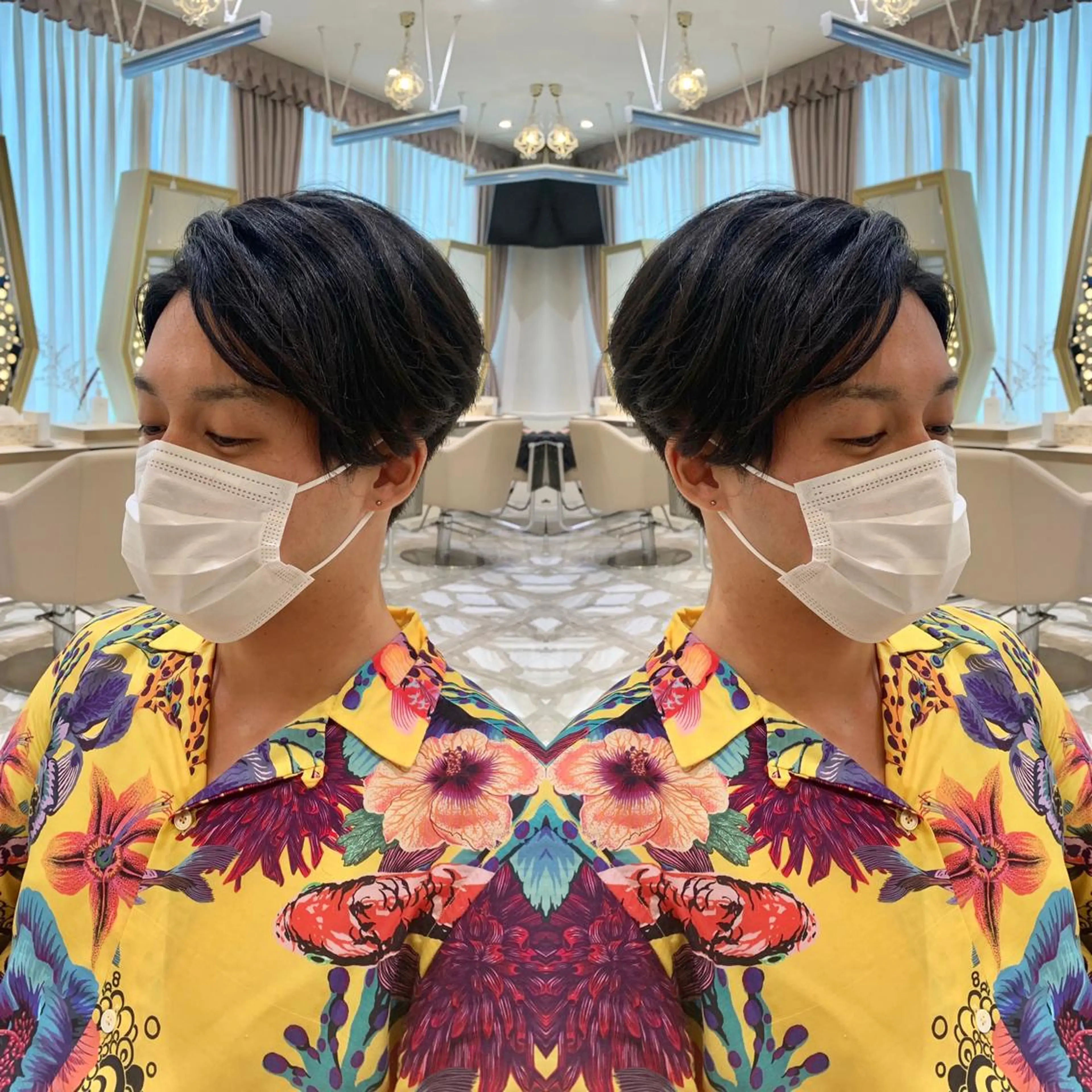 ショート カラー パーマ ヘアアレンジ メンズ キッズ ネイル マツエク・マツパ アイブロウ 《褒められる》 透明感カラー/小嶋のヘアスタイル