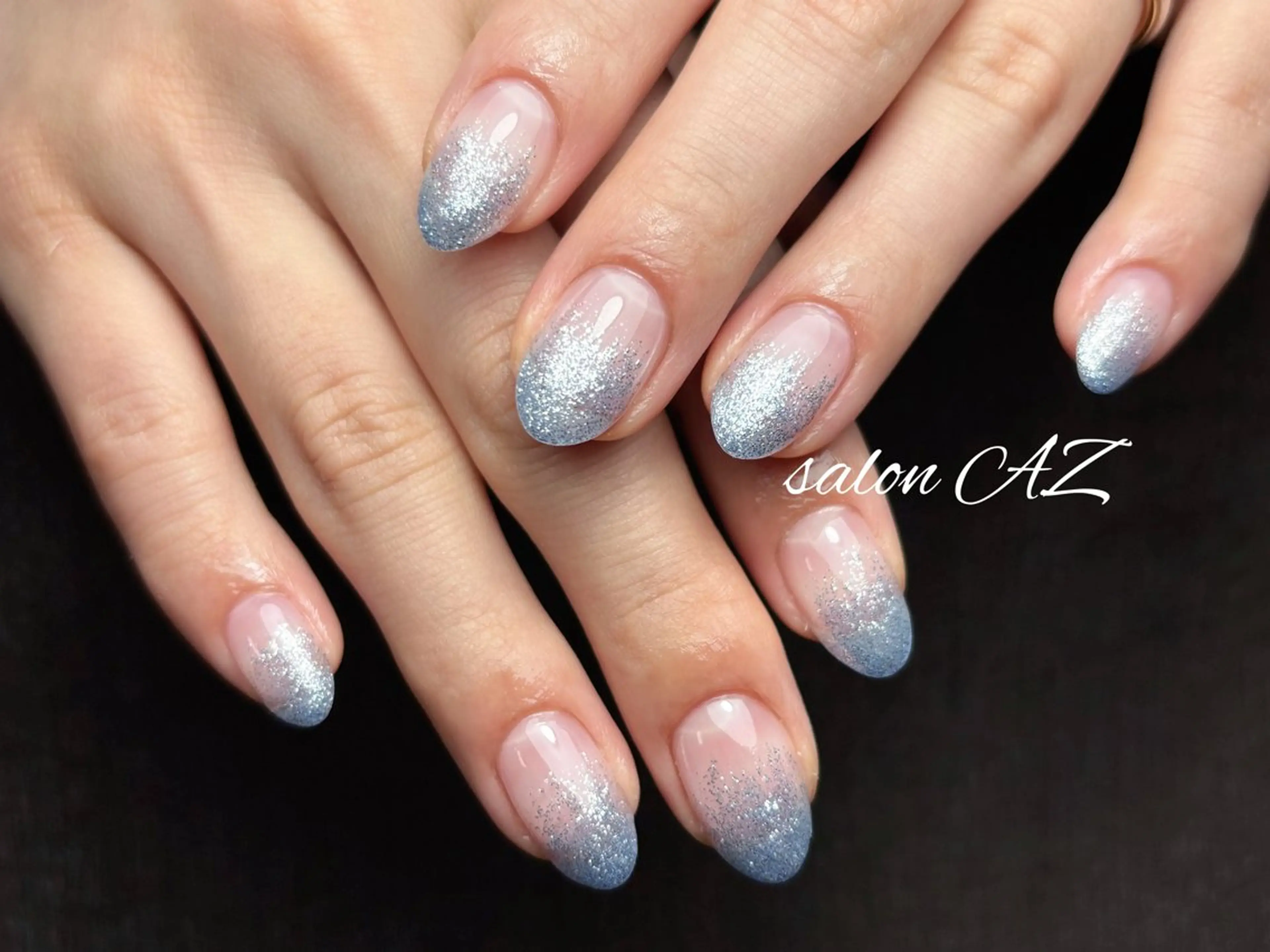 ネイル アートネイル 長さ出し フットネイル フレンチネイル ジェルネイル salon AZのネイルデザイン