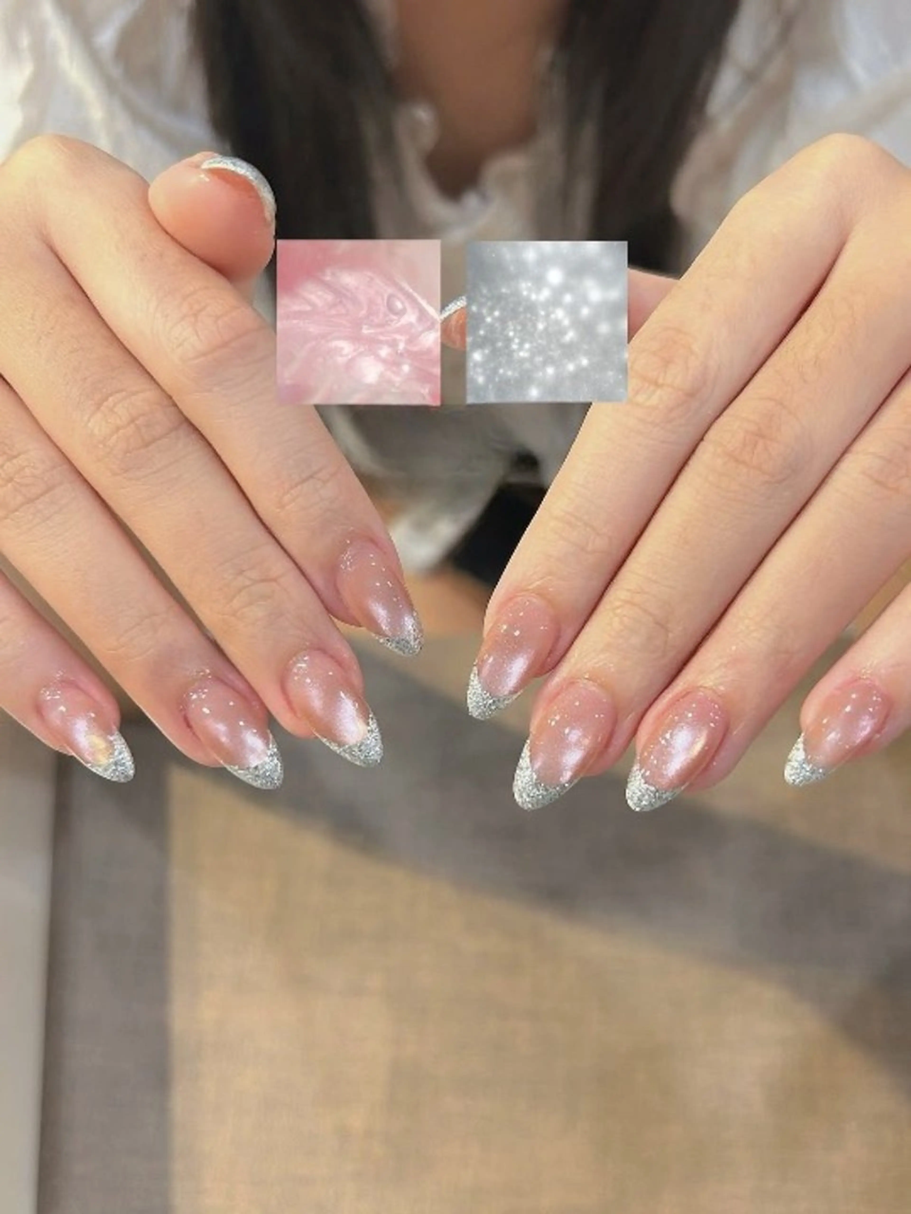 カラー グラデーションカラー ピンクカラー ハンドネイル AIN Nailのネイルデザイン