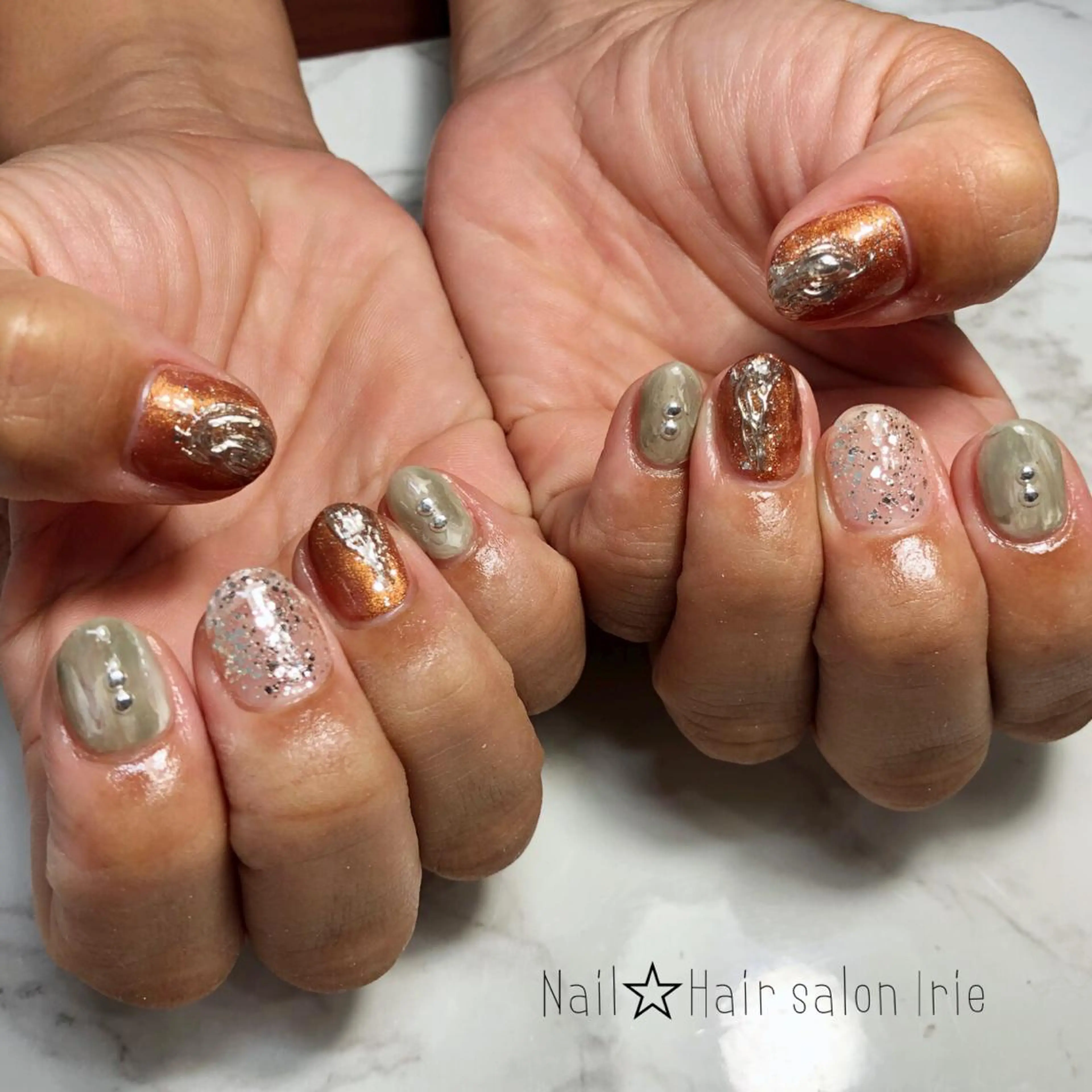 ネイル Hair salon Irie所属・與儀 知佳のネイルデザイン