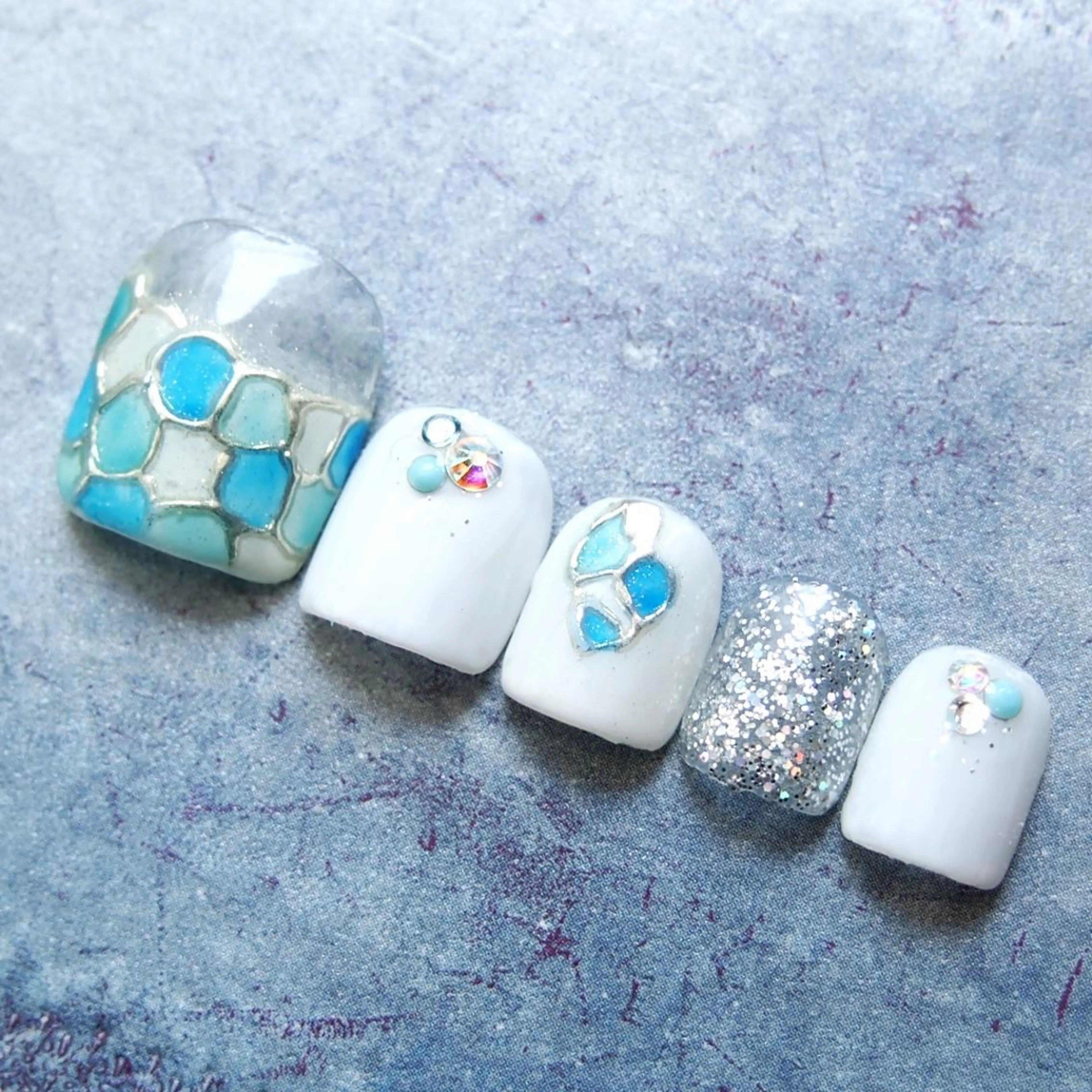 ネイル フットネイル 山田 麻衣のネイルデザイン