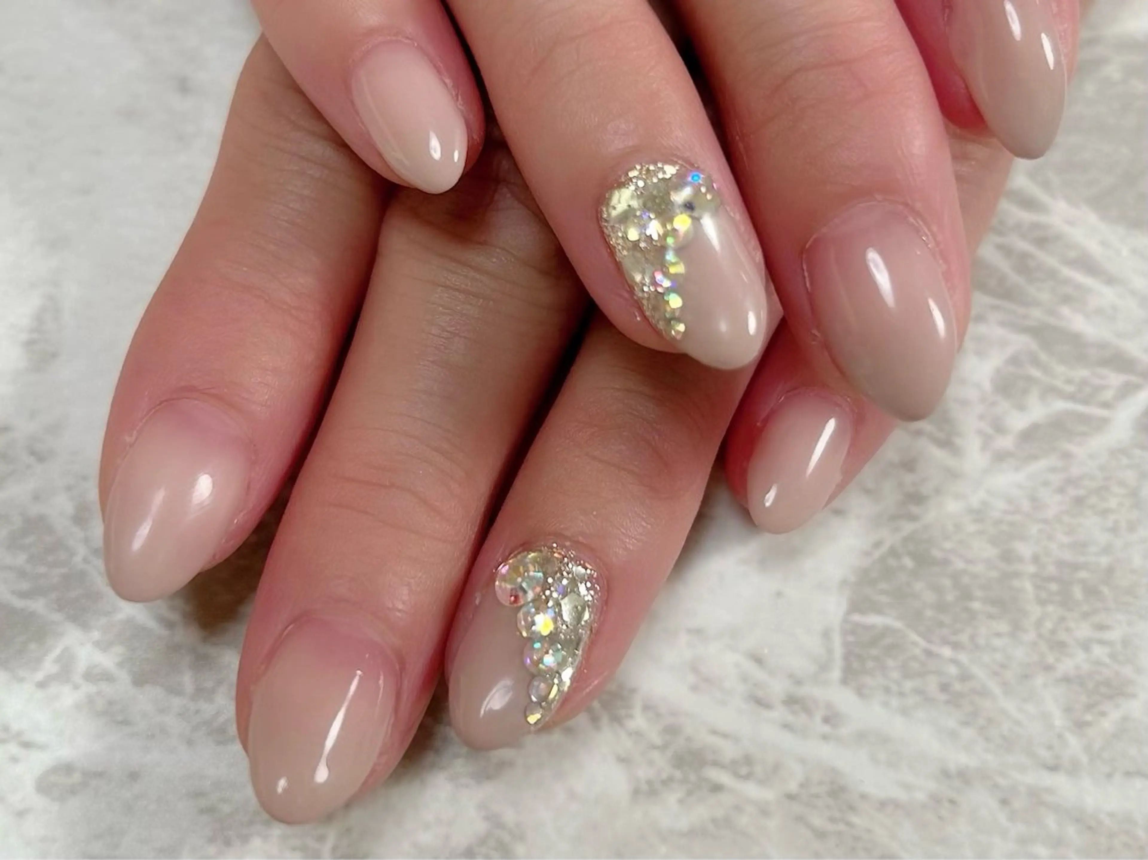 ネイル ハンドネイル an sucre baseのネイルデザイン