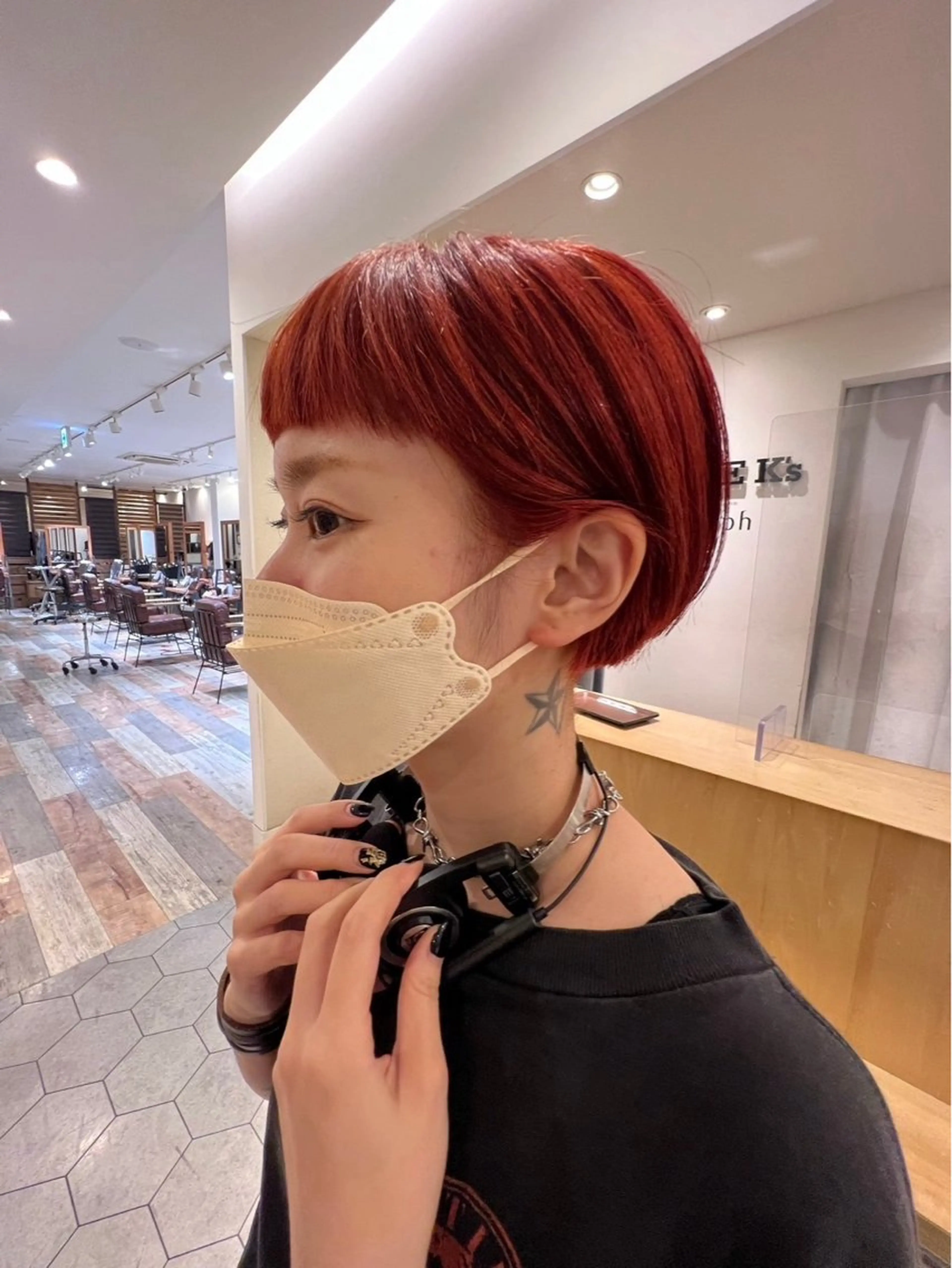 カラー ブリーチ無しカラー/ 美髪改善💠てんゆうのヘアスタイル