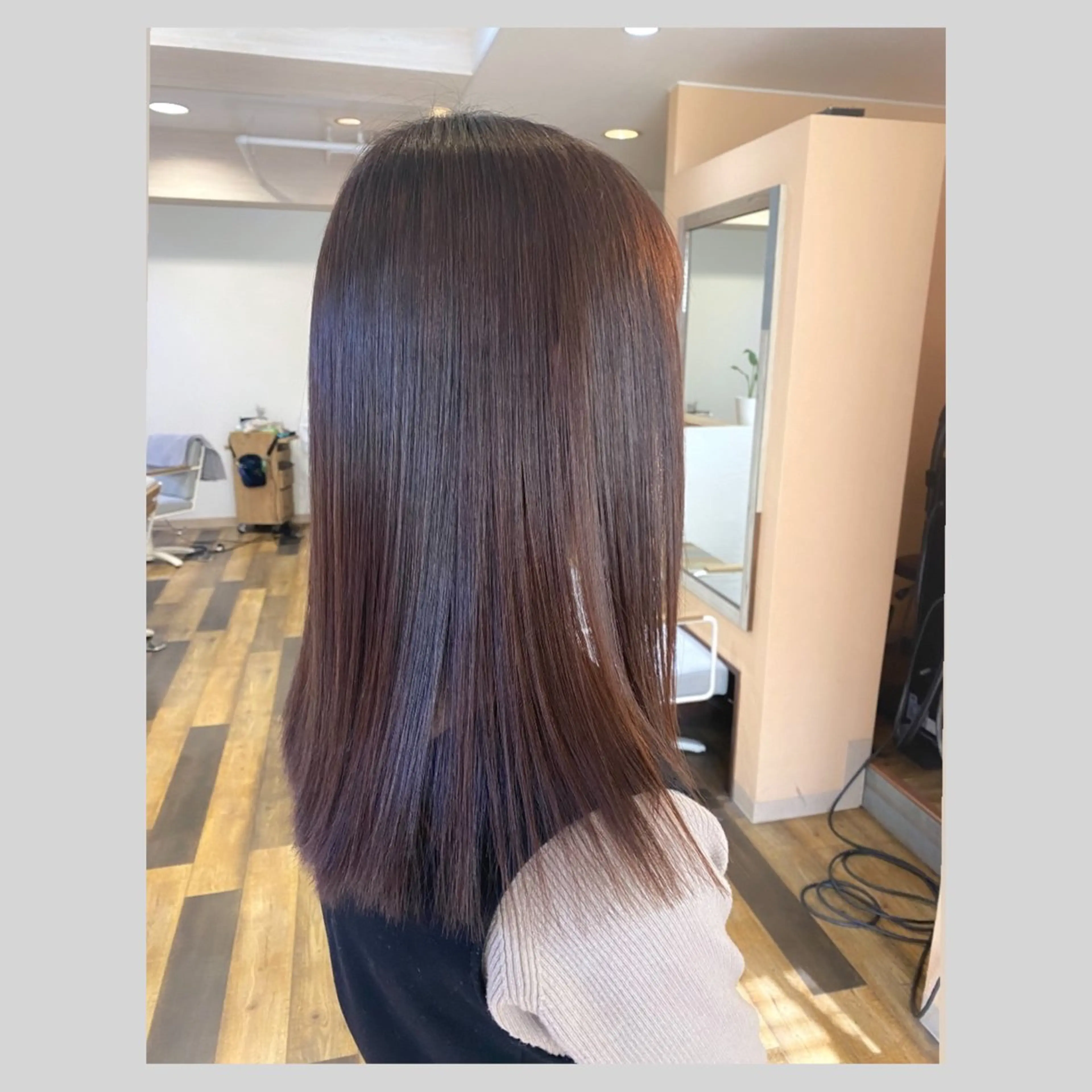 カラー ブラウンカラー 佐藤 沙也輝のヘアスタイル