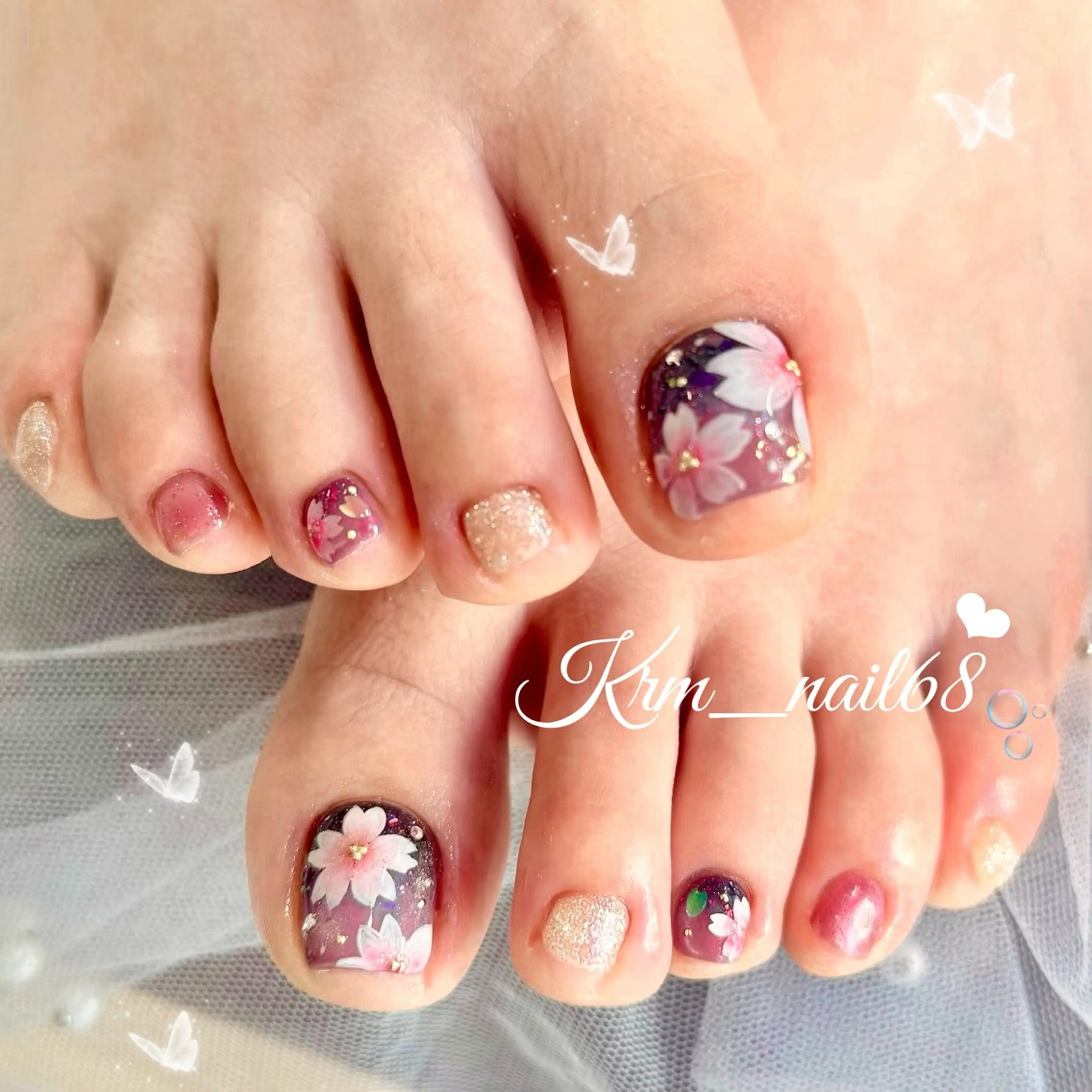 ネイル フットネイル ハンドネイル Karen 新宿のネイルデザイン