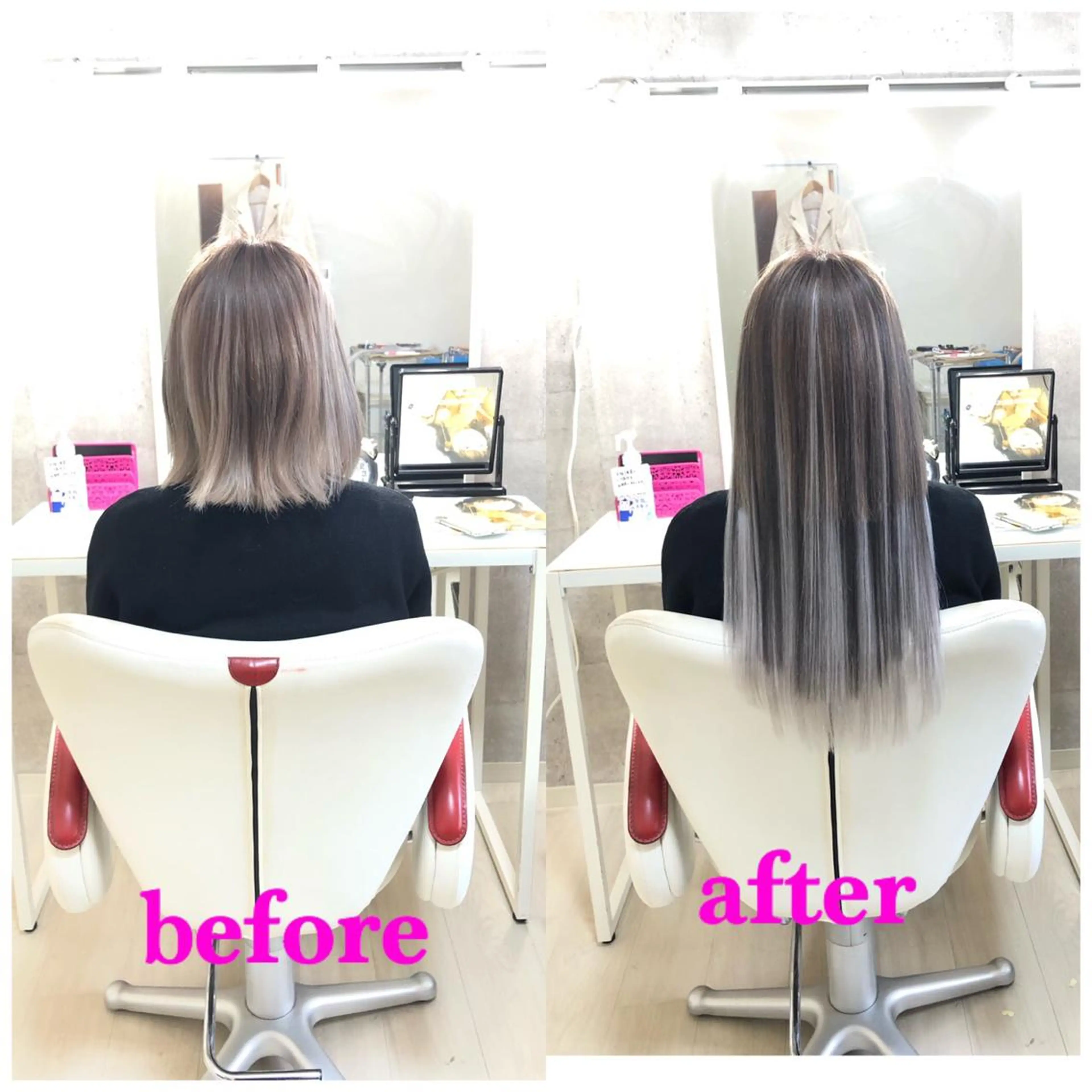 ロング エクステ ドレスアップ心斎橋店所属・🌸ドレスアップ 心斎橋店🌸のヘアスタイル