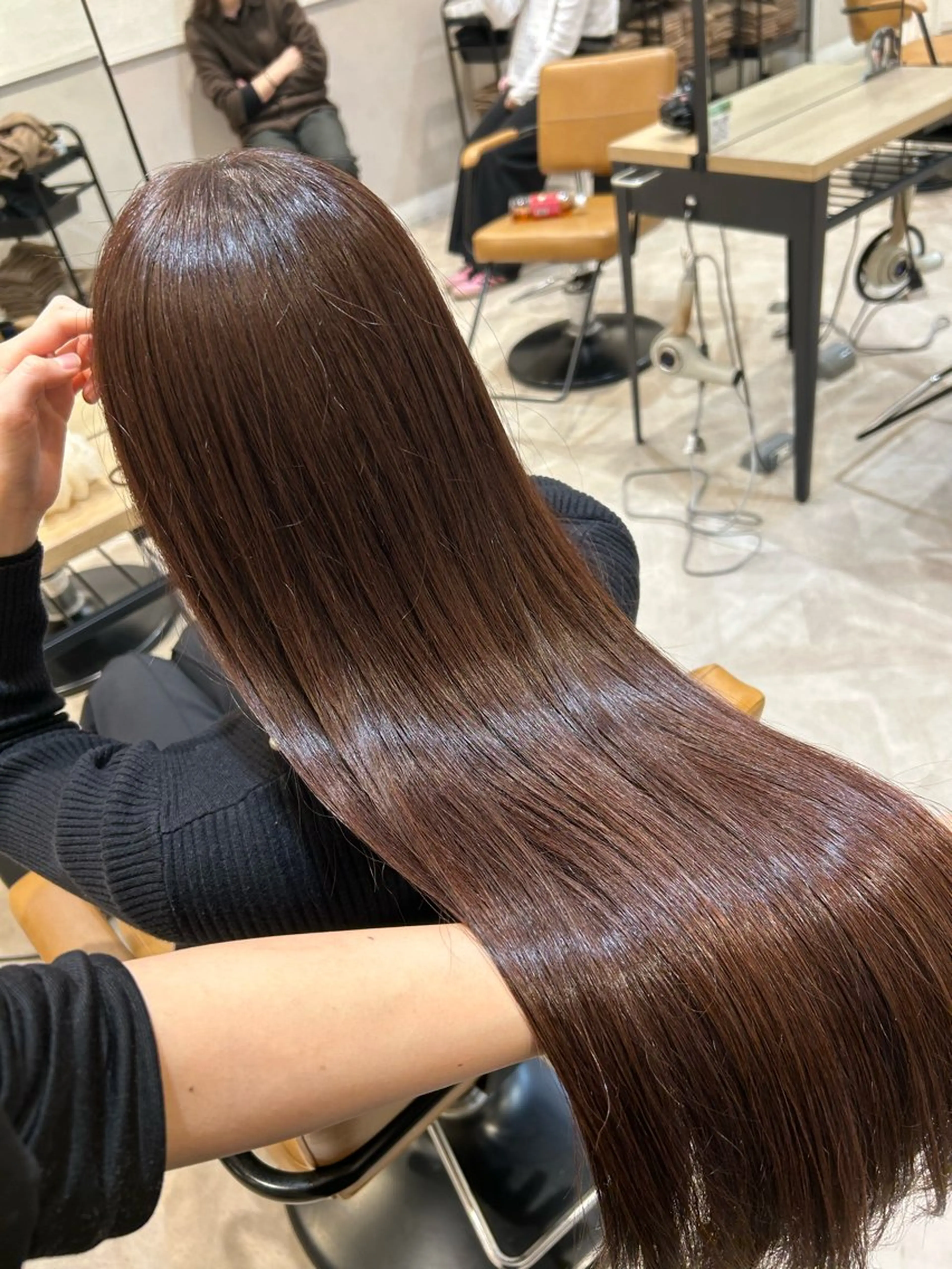 ロング ヘアカラー 小川 ルミナのヘアスタイル