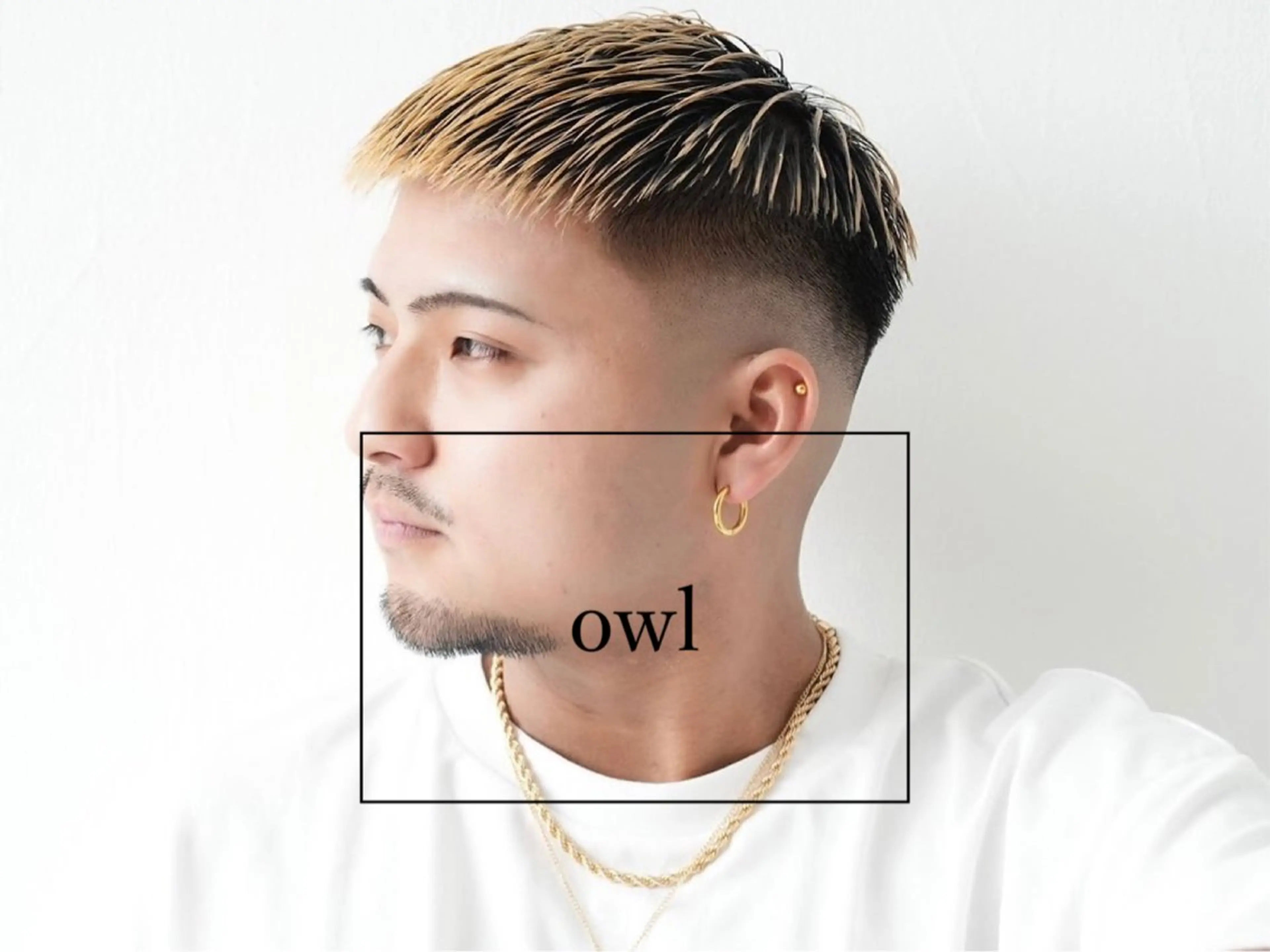 ショート メンズ フェードカット メンズパーマ プードルパーマ スペインカール スパイキーショート メンズサロン【owl 心斎橋】難波/アメ村のヘアスタイル