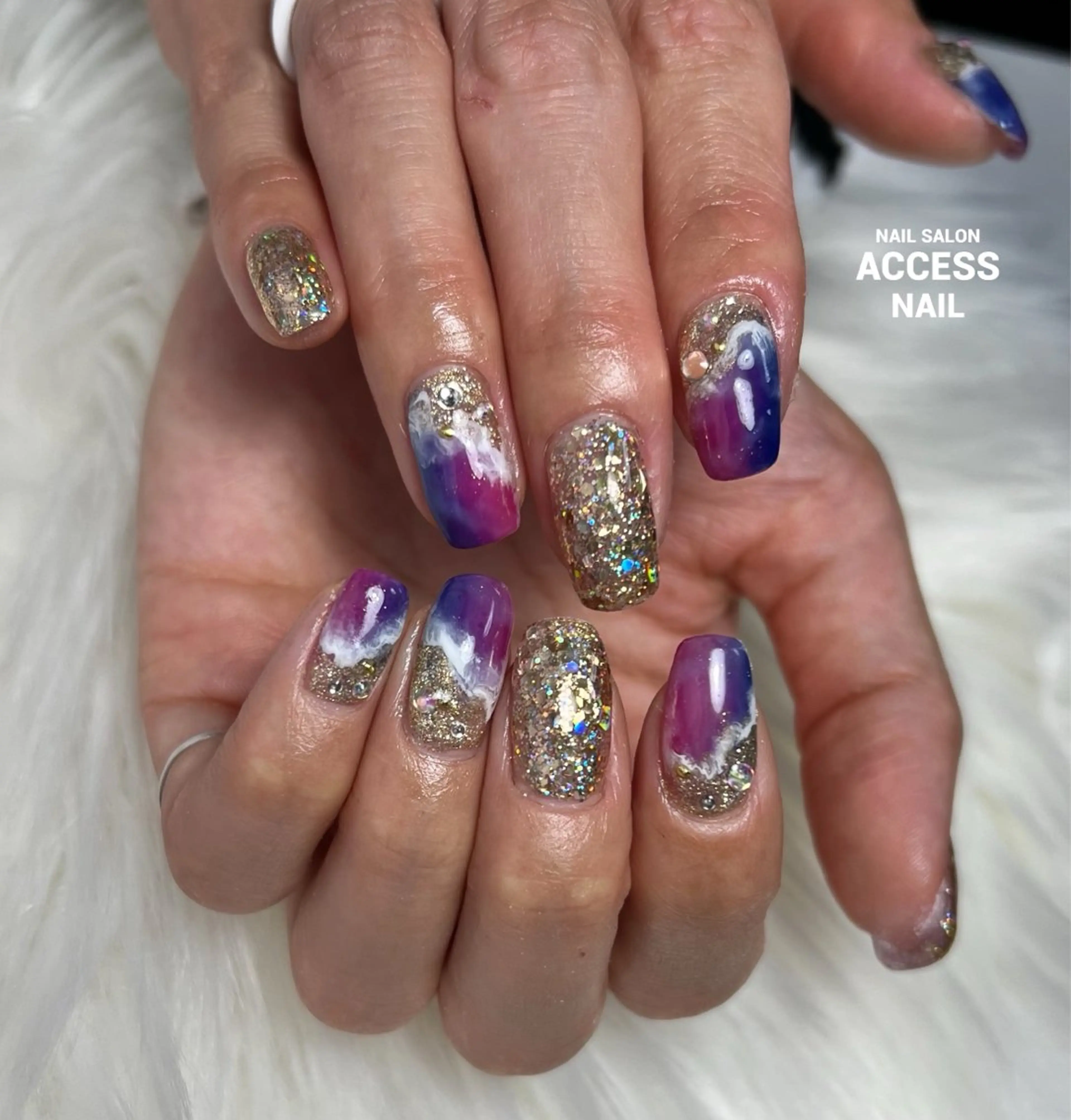 ネイル access nailのネイルデザイン