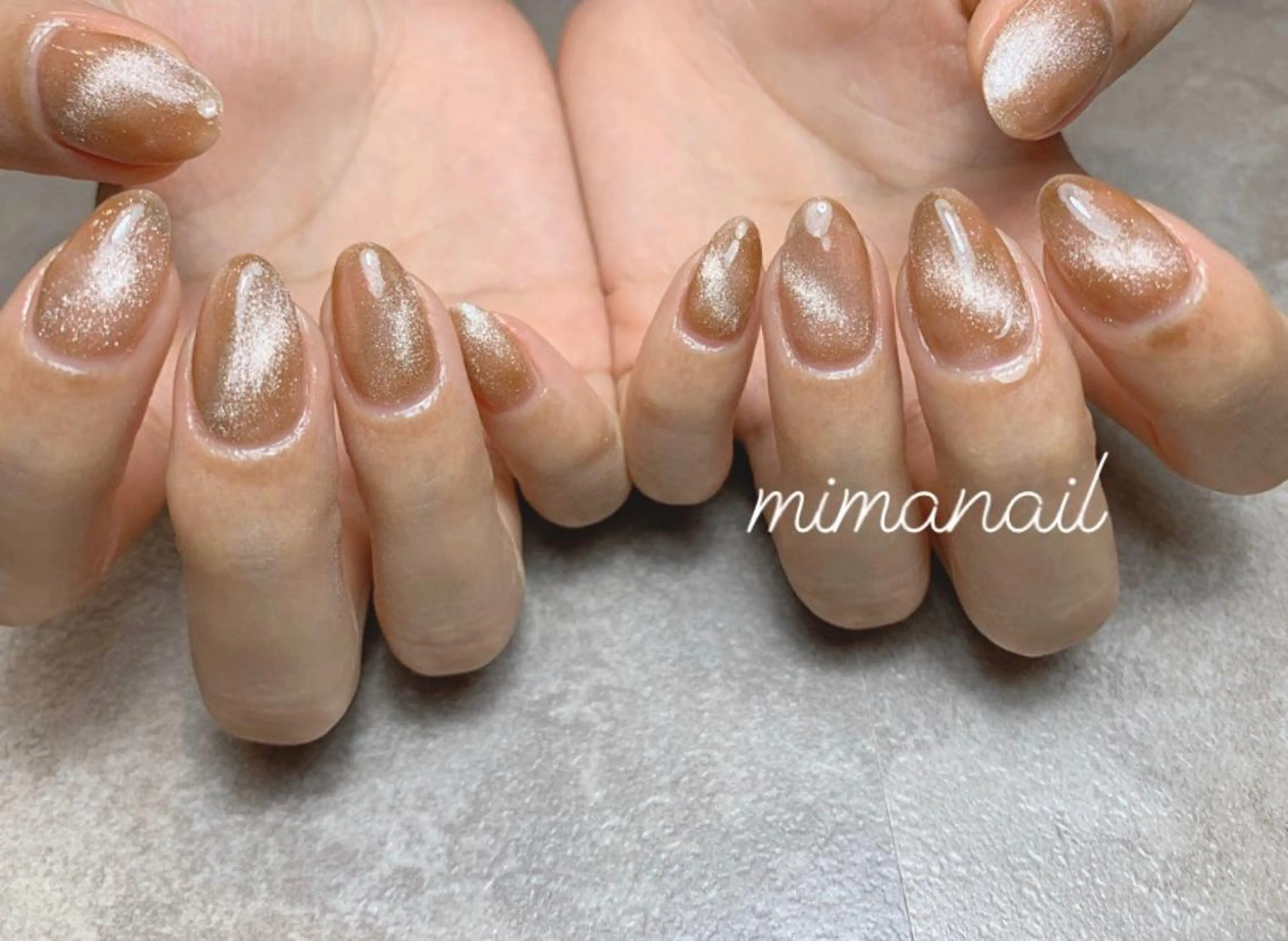 ネイル マグネットネイル ハンドネイル mima nailのネイルデザイン