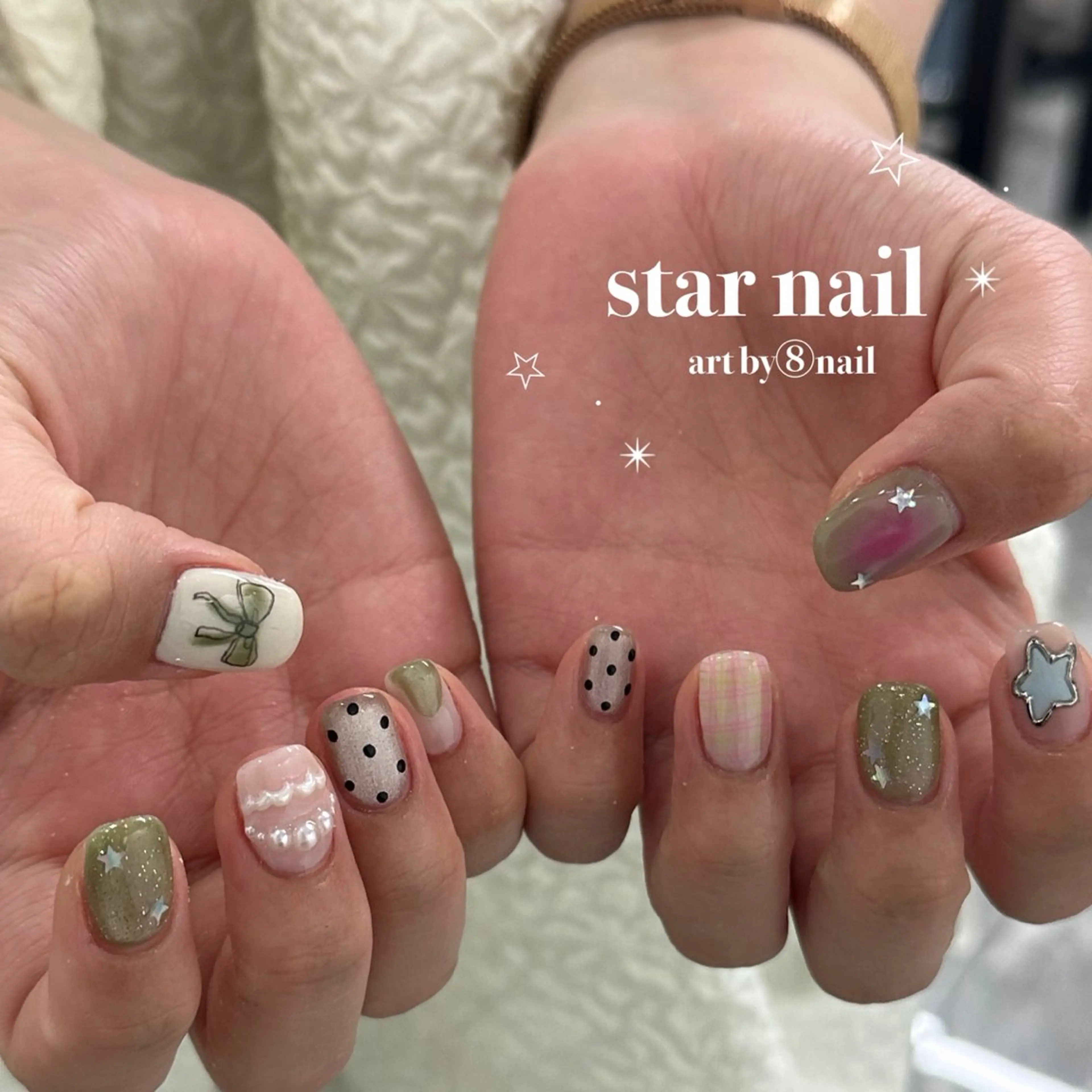 ネイル Haruka ⭐︎🪽のネイルデザイン