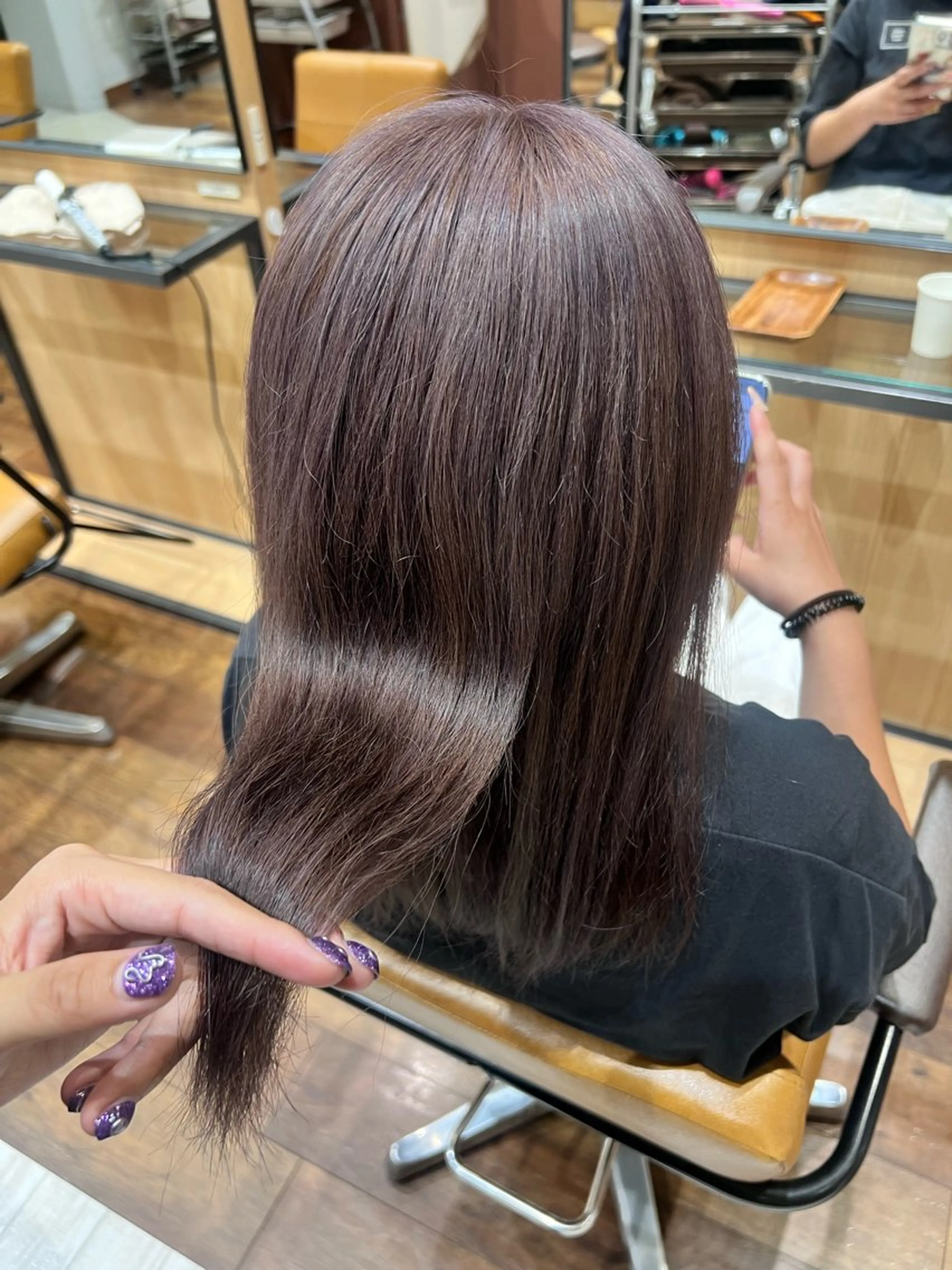 セミロング カラー 🌻井上 マリー🌻のヘアスタイル