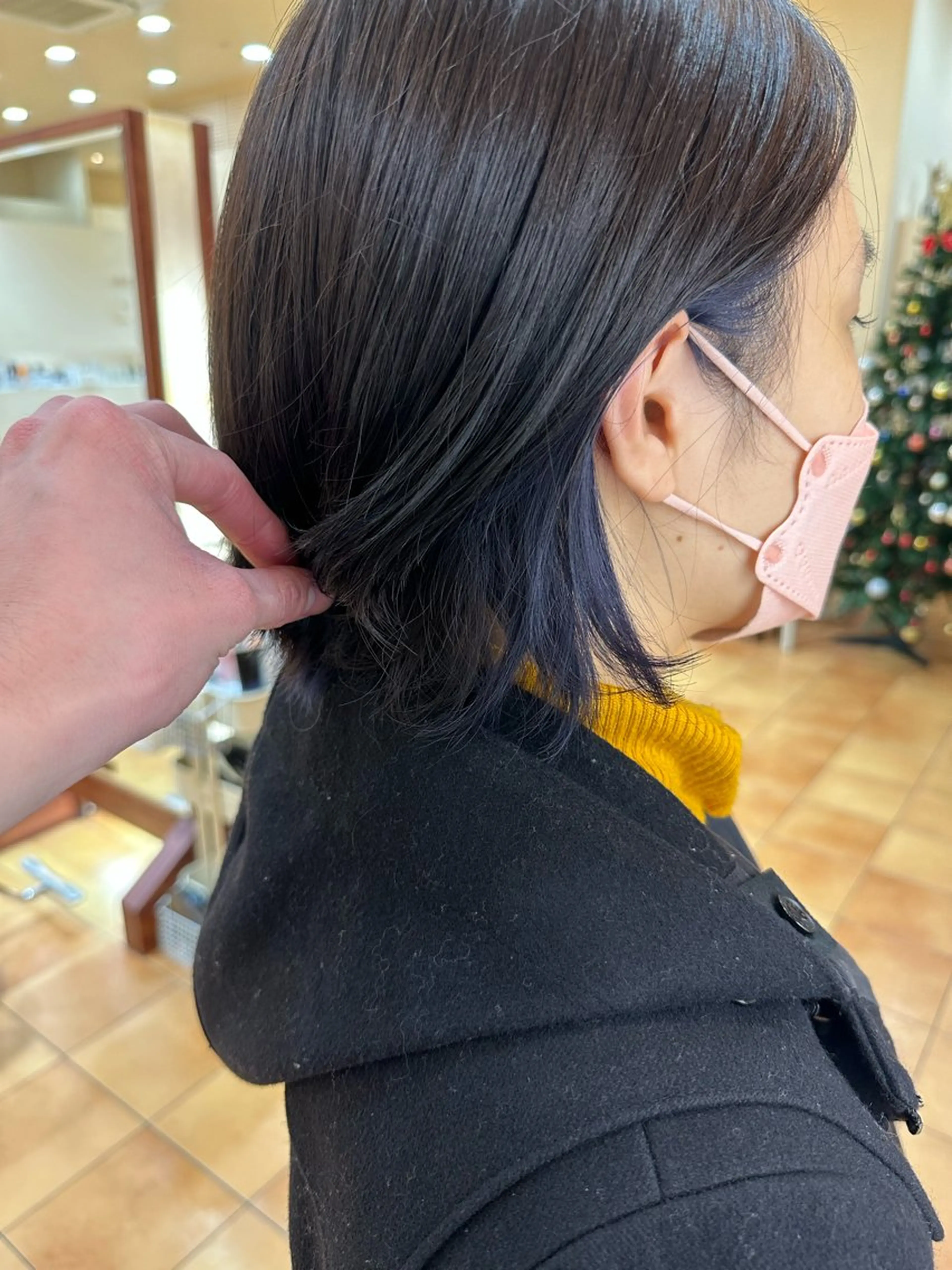 ミディアム ボブ/ゆるふわ ボブパーマ/とういのヘアスタイル